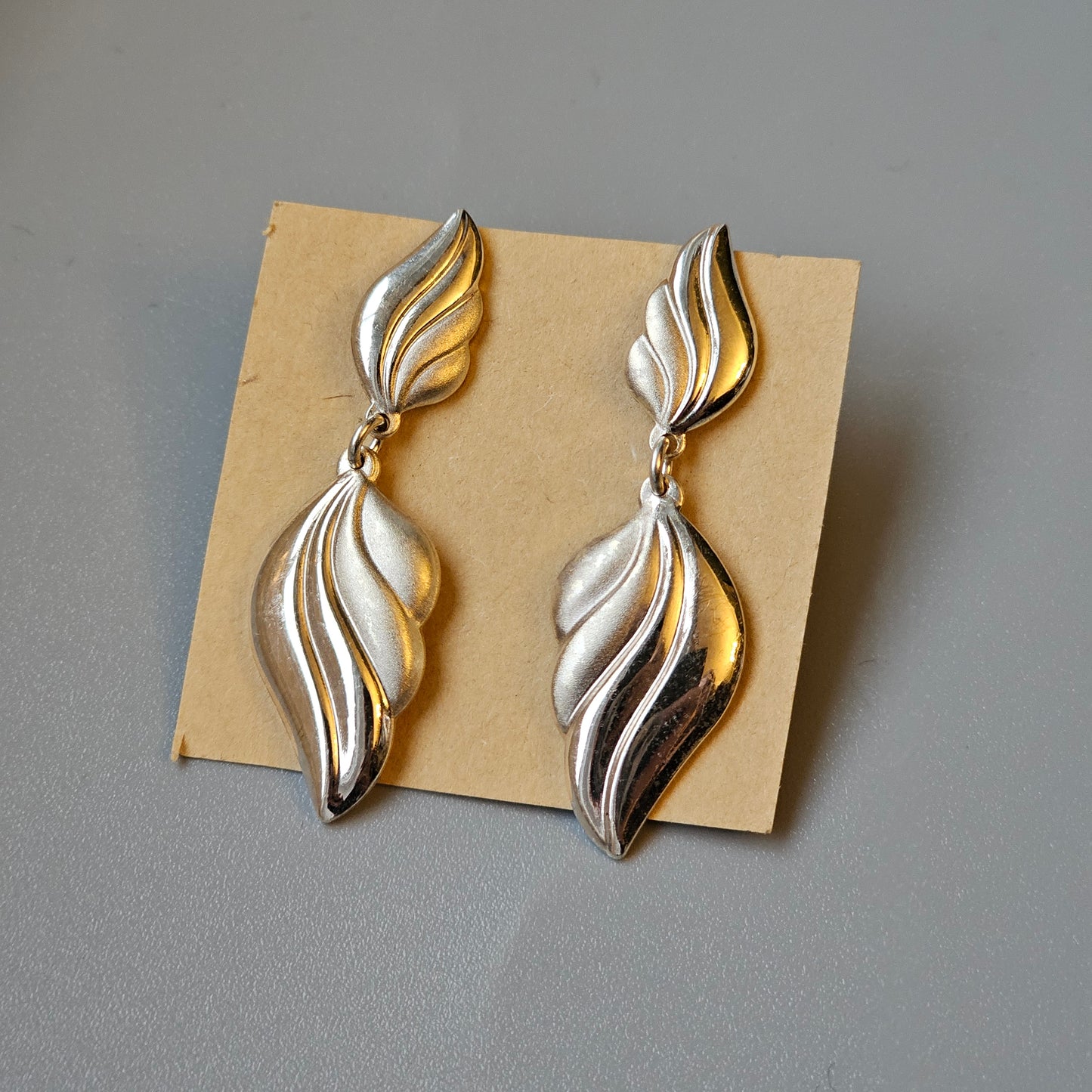 Vintage 1990s / Early 2000s Sterling Silver Drop Earrings by Finnfeelings