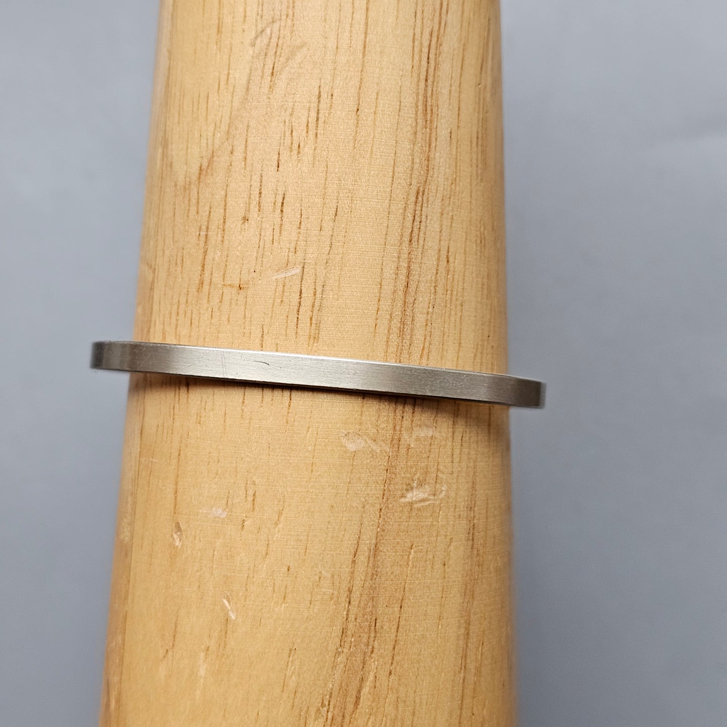 Vintage 1990s Karl Laine Finnfeelings Silver & Rock Crystal Bangle Bracelet - 1999