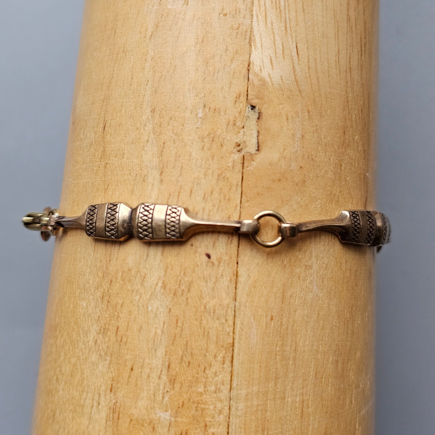 Vintage Kalevala Koru 'Kehrääjä' Spinner Bronze Bracelet by Tony Granholm