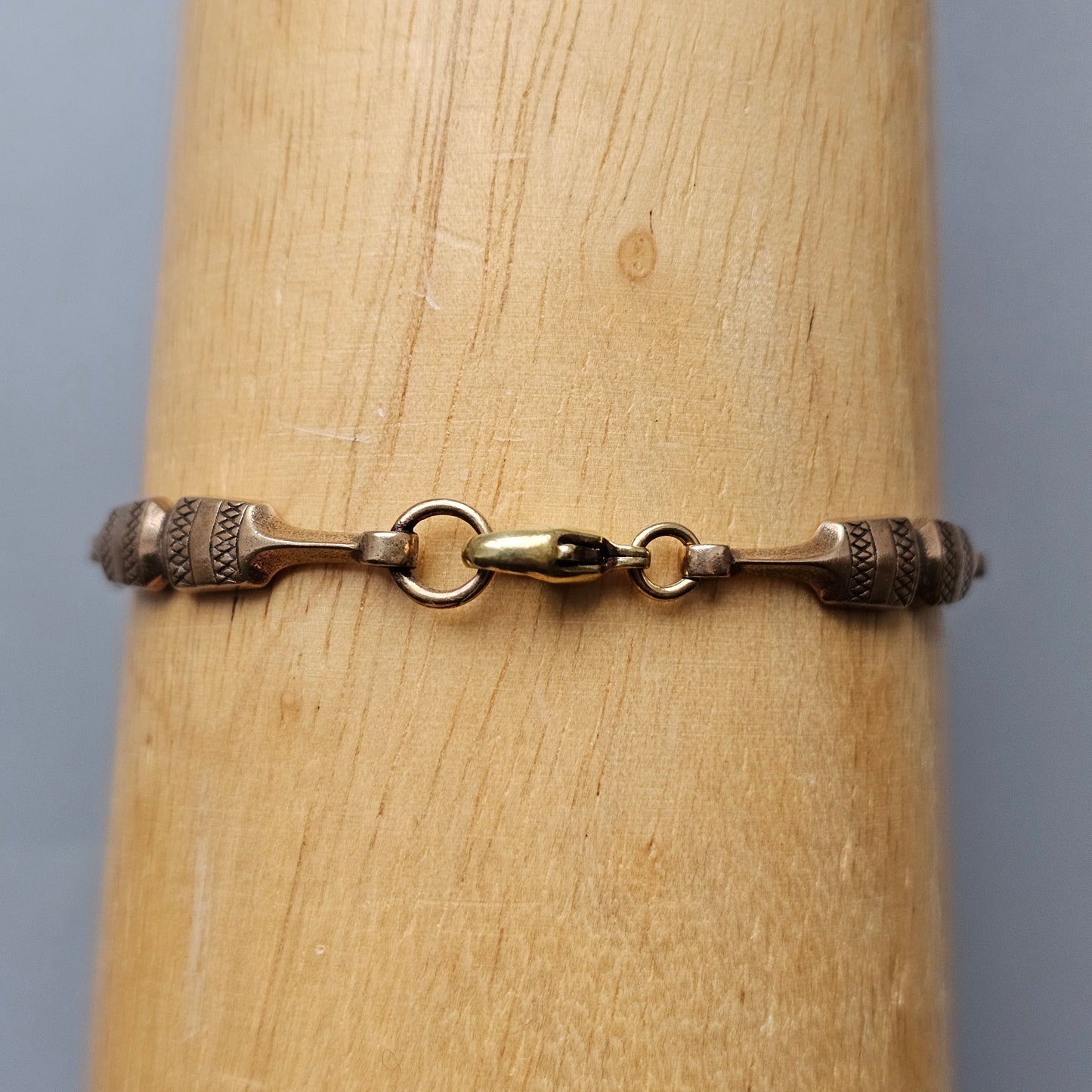 Vintage Kalevala Koru 'Kehrääjä' Spinner Bronze Bracelet by Tony Granholm