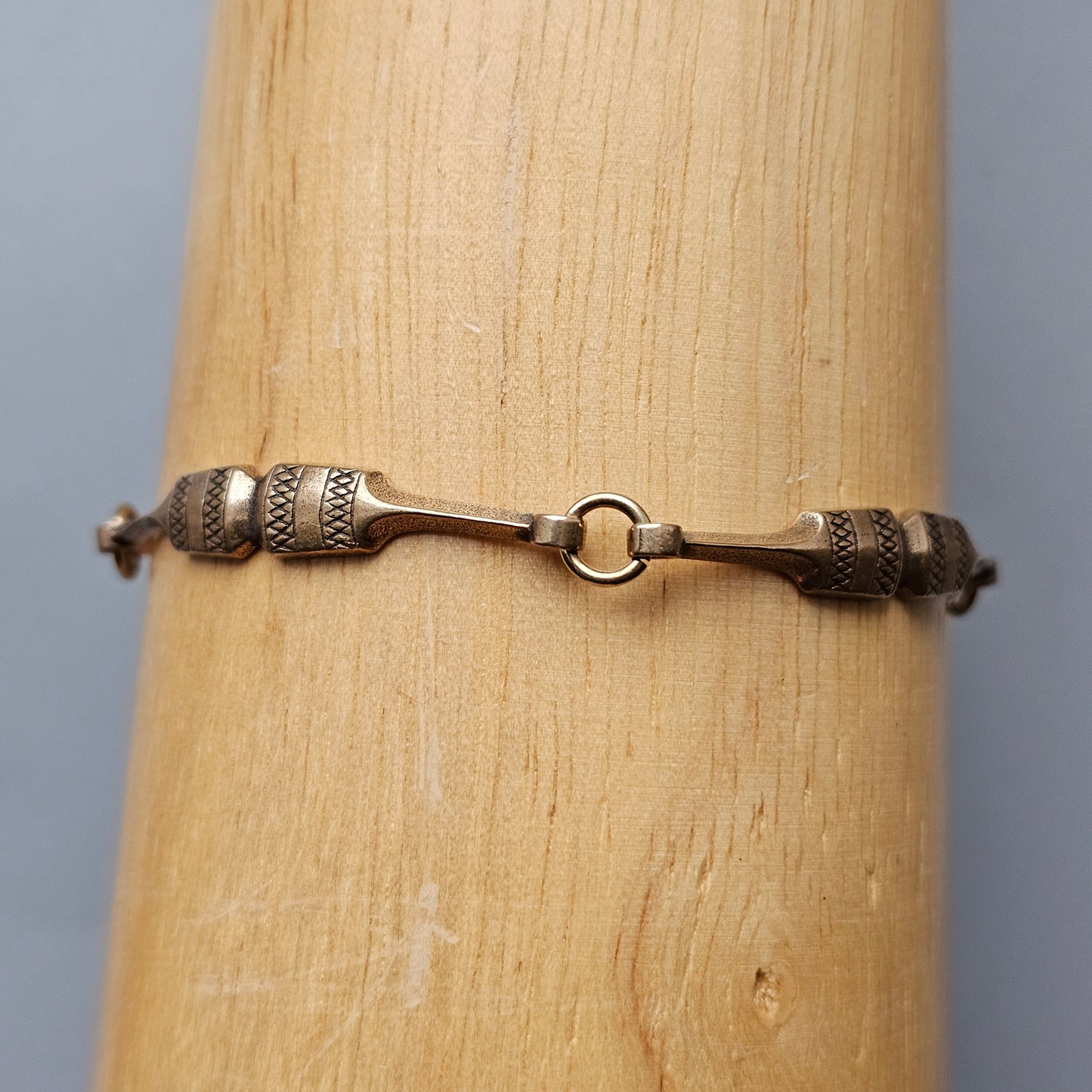 Vintage Kalevala Koru 'Kehrääjä' Spinner Bronze Bracelet by Tony Granholm
