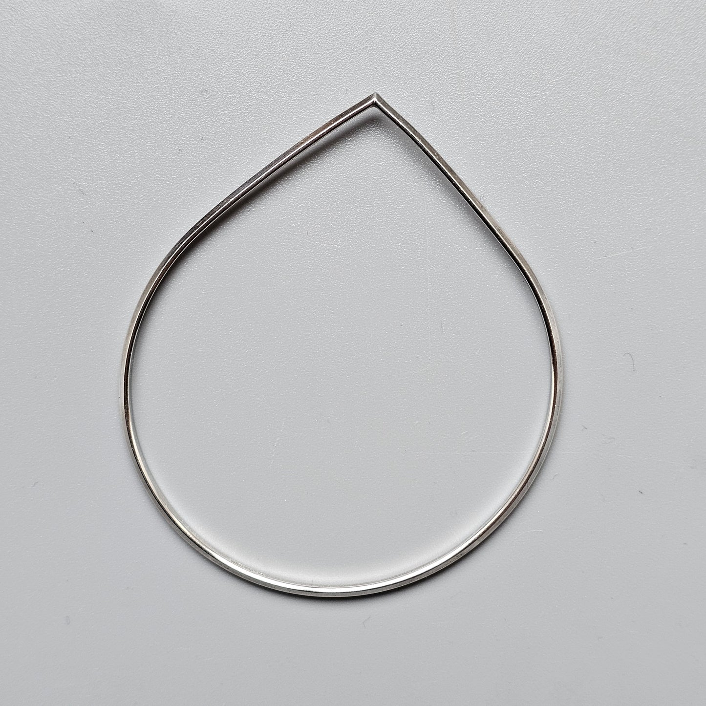Karl Laine Sterling Silver Minimalist Compro Bangle Bracelet by Kultakeskus