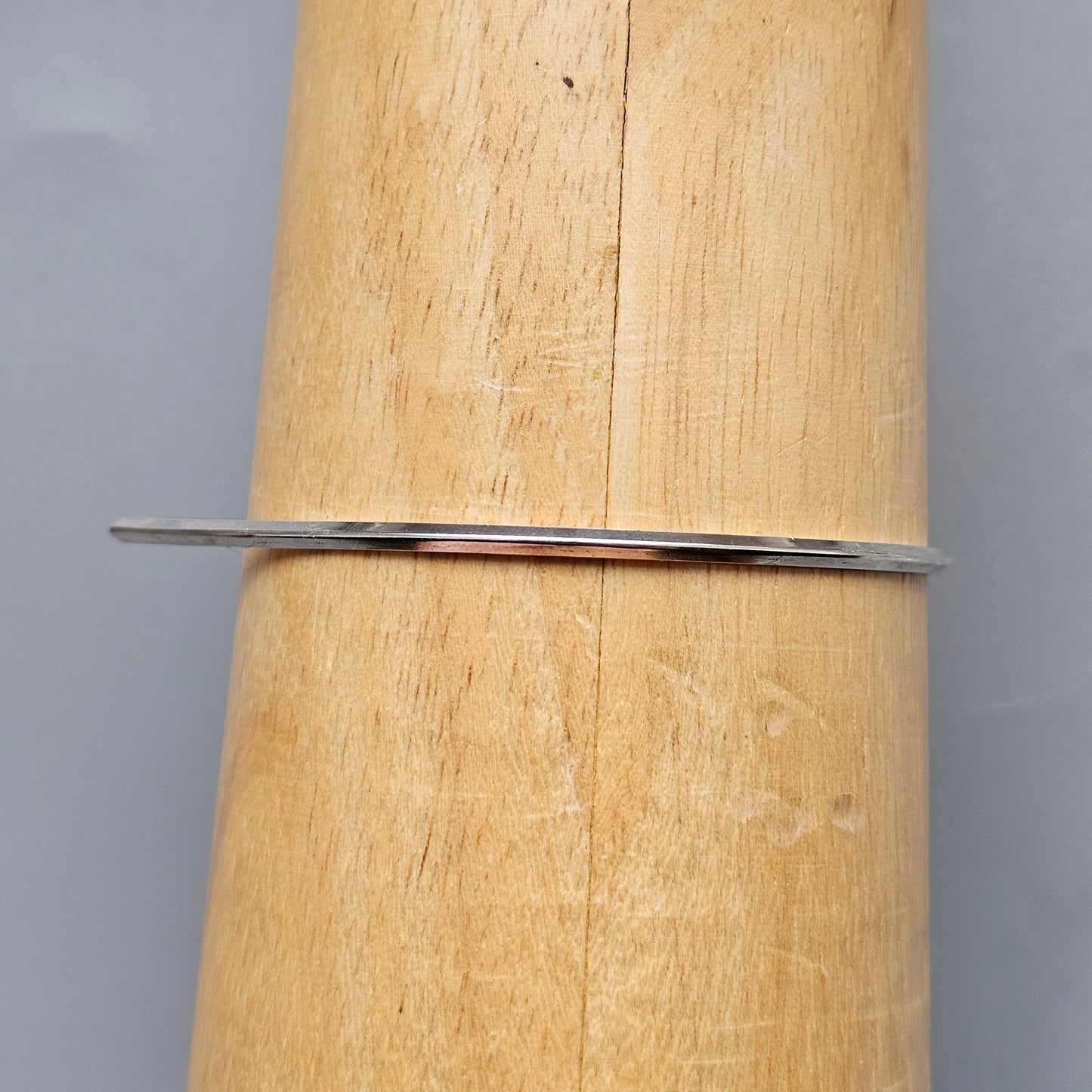 Karl Laine Sterling Silver Minimalist Compro Bangle Bracelet by Kultakeskus