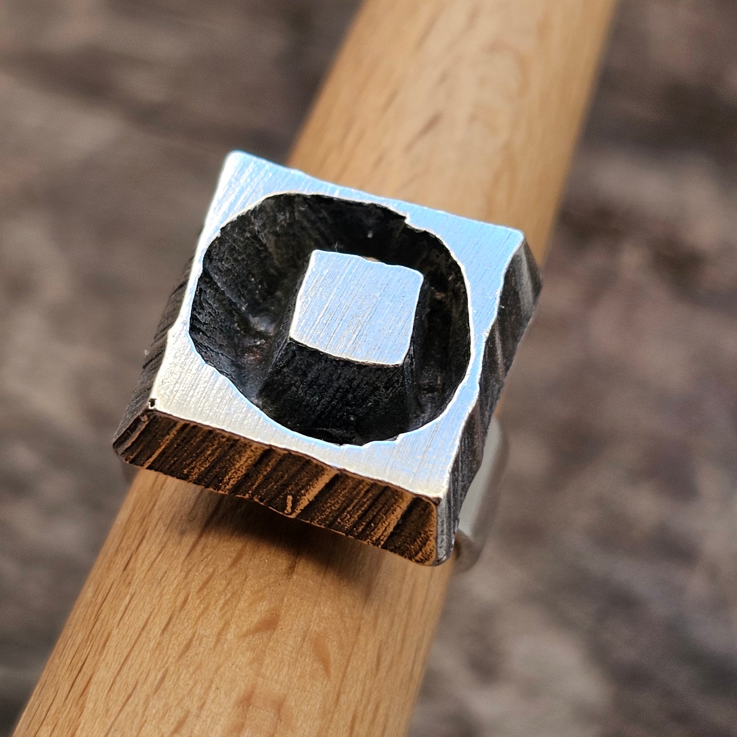 1970s Karl Laine for Finnfeelings Sterling Silver Ring - UK Ring Size O -  US Ring Size 7.25 -1973