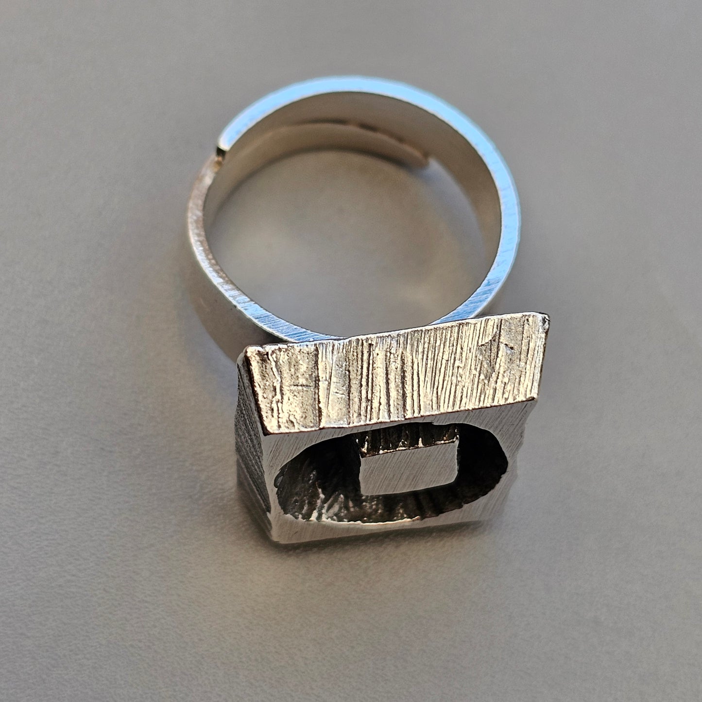 1970s Karl Laine for Finnfeelings Sterling Silver Ring - UK Ring Size O -  US Ring Size 7.25 -1973
