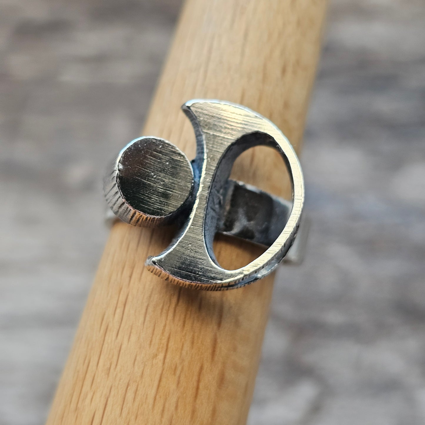 1970s Karl Laine for Finnfeelings Sterling Silver Ring - UK Ring Size R -  US Ring Size 8.5 -1973