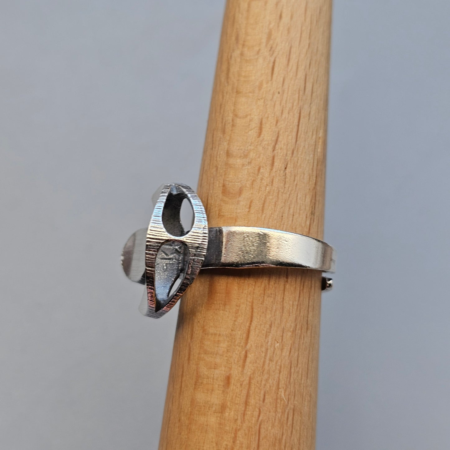 1970s Karl Laine for Finnfeelings Sterling Silver Ring - UK Ring Size R -  US Ring Size 8.5 -1973