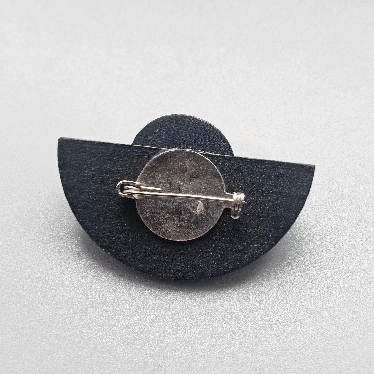 Vintage Aarikka Finland Black Wooden Brooch – LADY Modernist Scandinavian Design