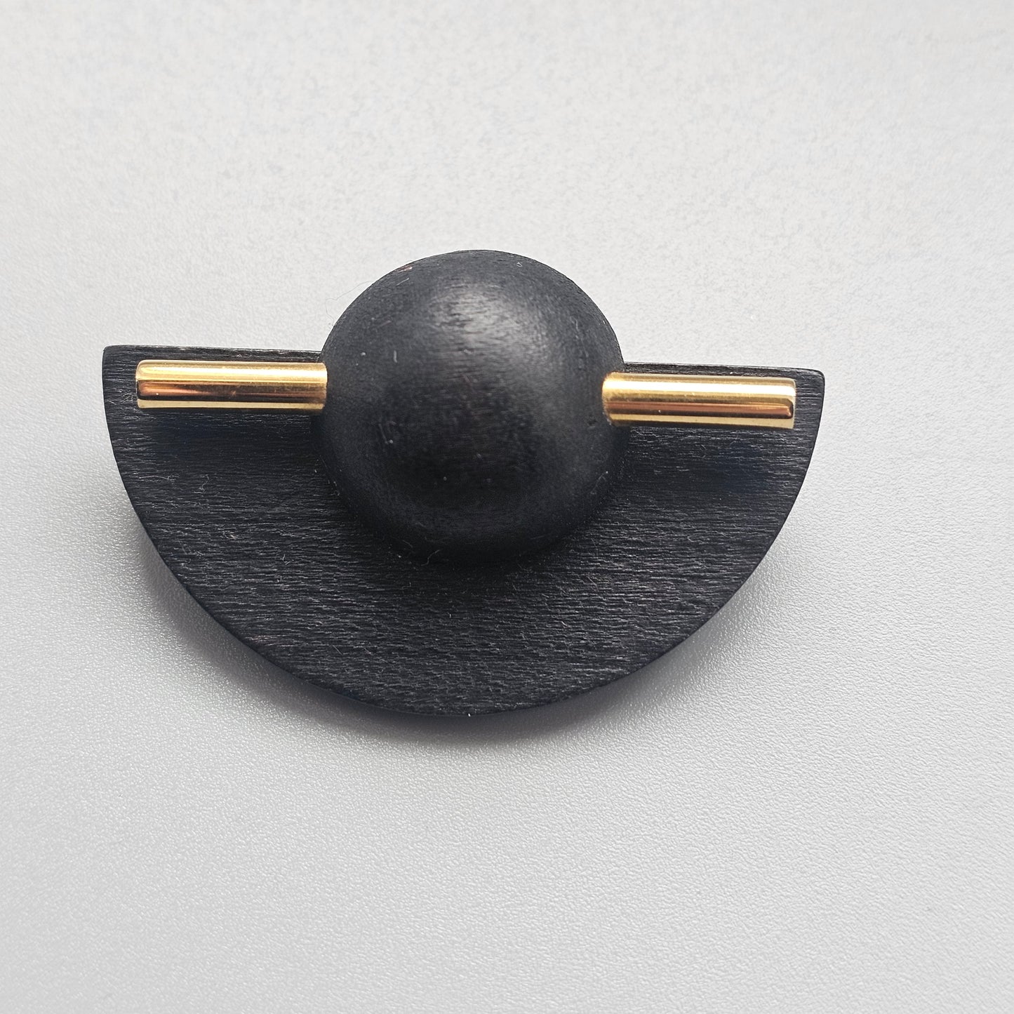 Vintage Aarikka Finland Black Wooden Brooch – LADY Modernist Scandinavian Design