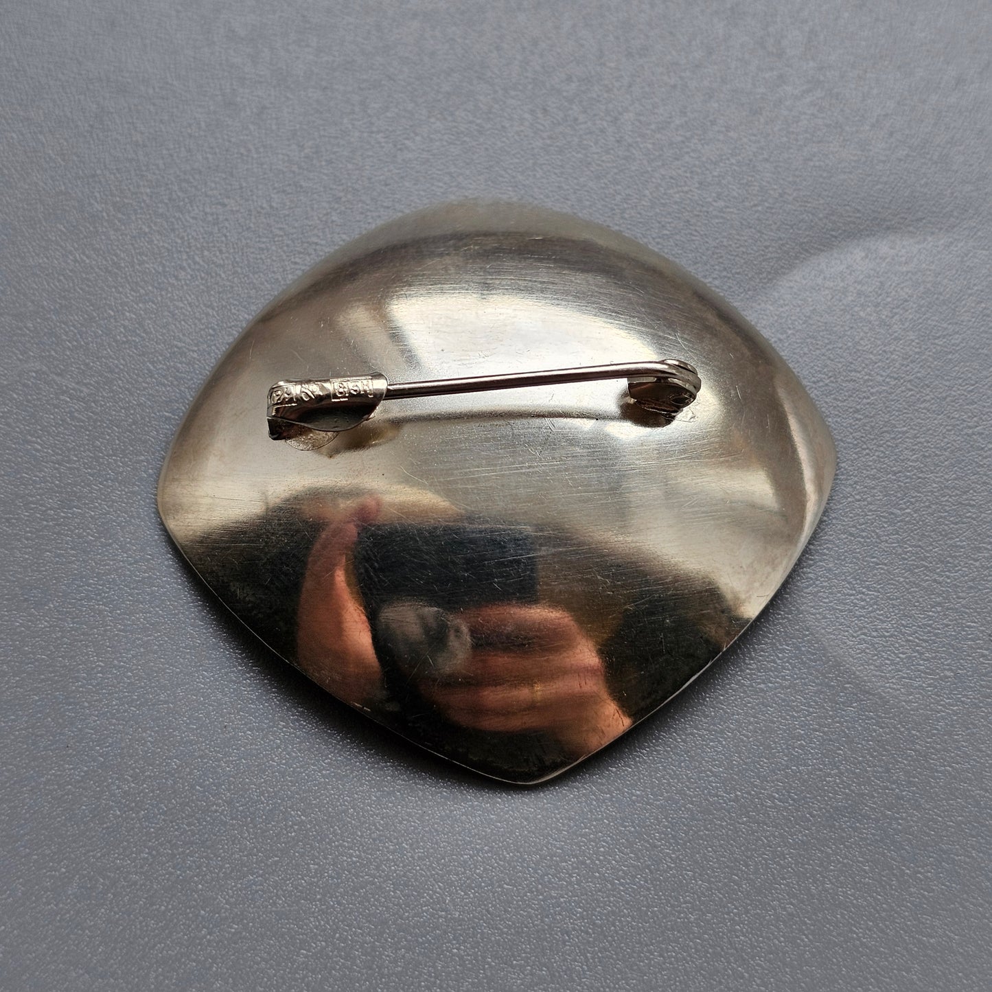 Vintage Modernist Finnish Silver Brooch by Kyminlaakson Kultaseppä