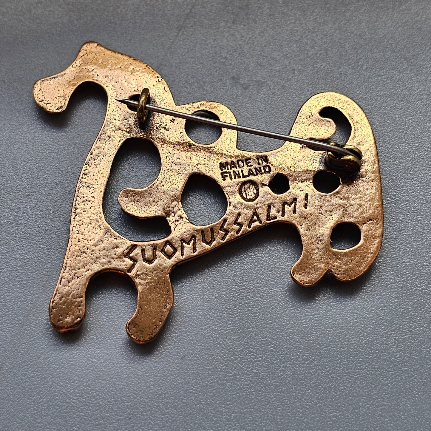 Kalevala Koru Bronze Horse Brooch – 12th Century Finnish Crusade Era Design