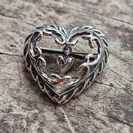 Kalevala Koru Heart of the House Sterling Silver Brooch