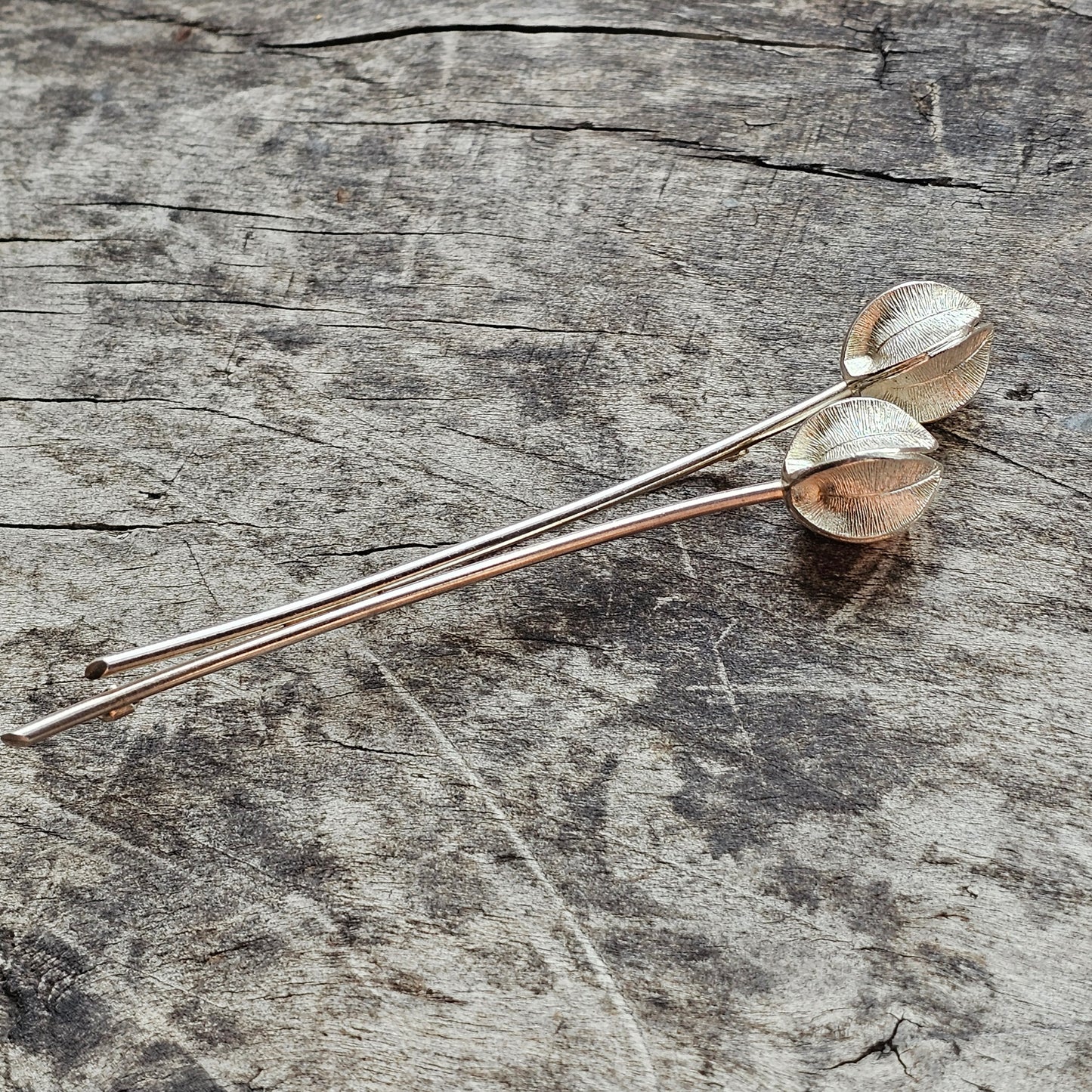 Finnish Silver Lumikukka Snowflower Brooch by Kalevala Koru