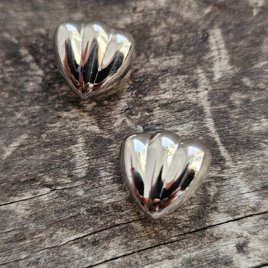 Risto Matti Ratia Love, Hope & Faith Finnish Sterling Silver Stud Earrings