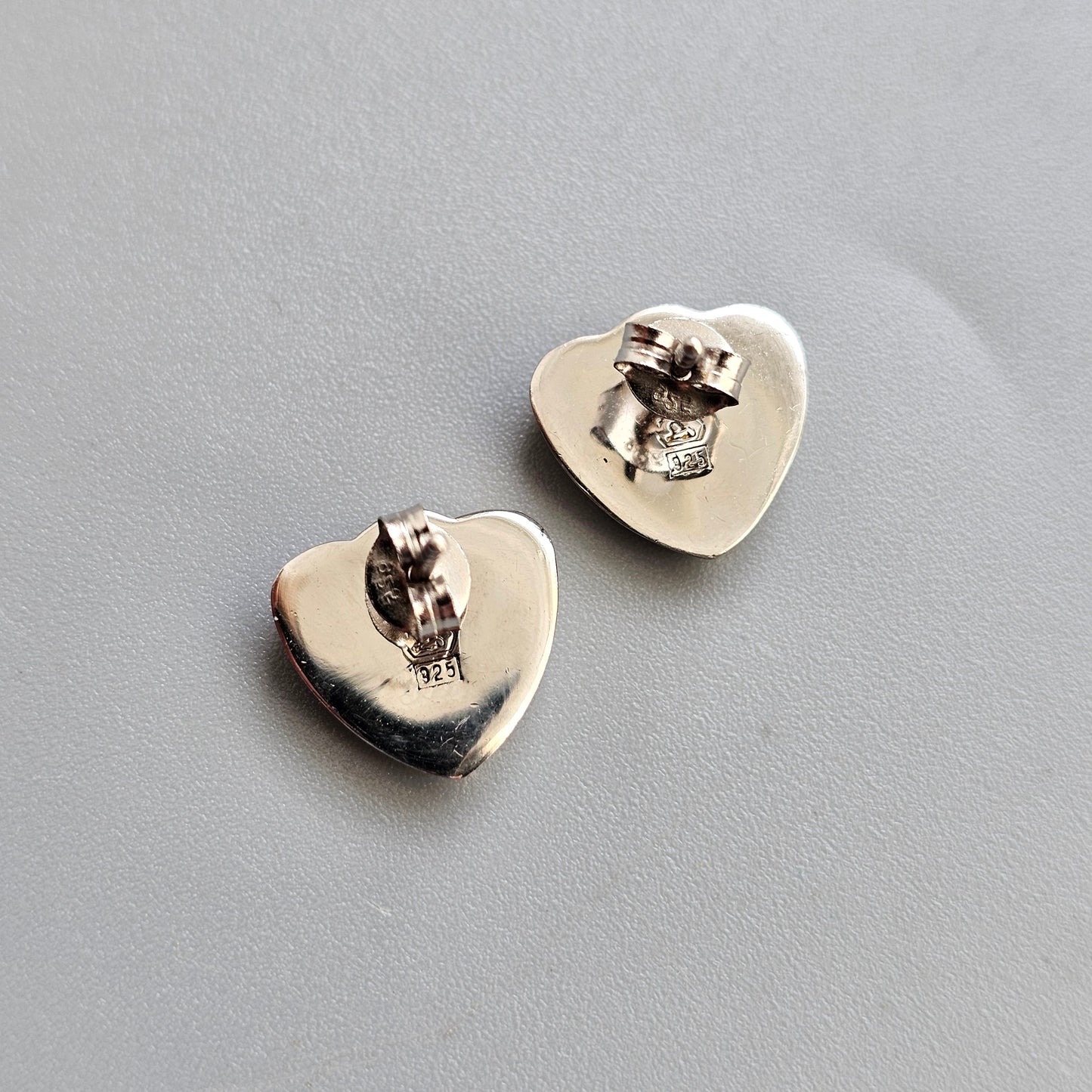 Risto Matti Ratia Love, Hope & Faith Finnish Sterling Silver Stud Earrings