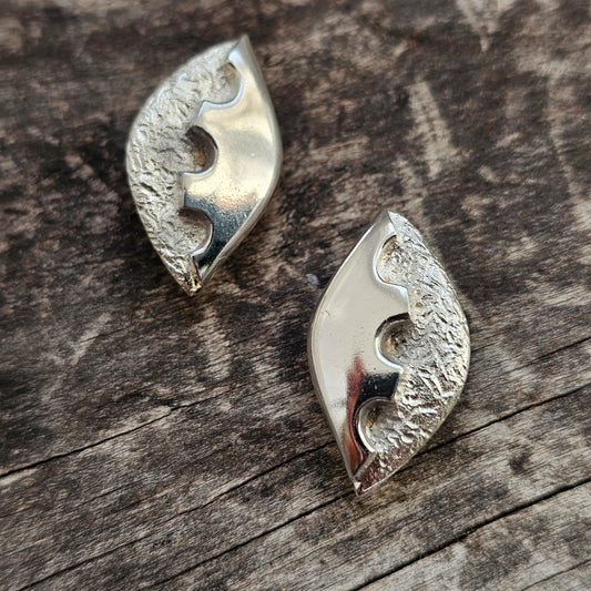 Contemporary Finnish Sterling Silver Studs by Tammen Koru