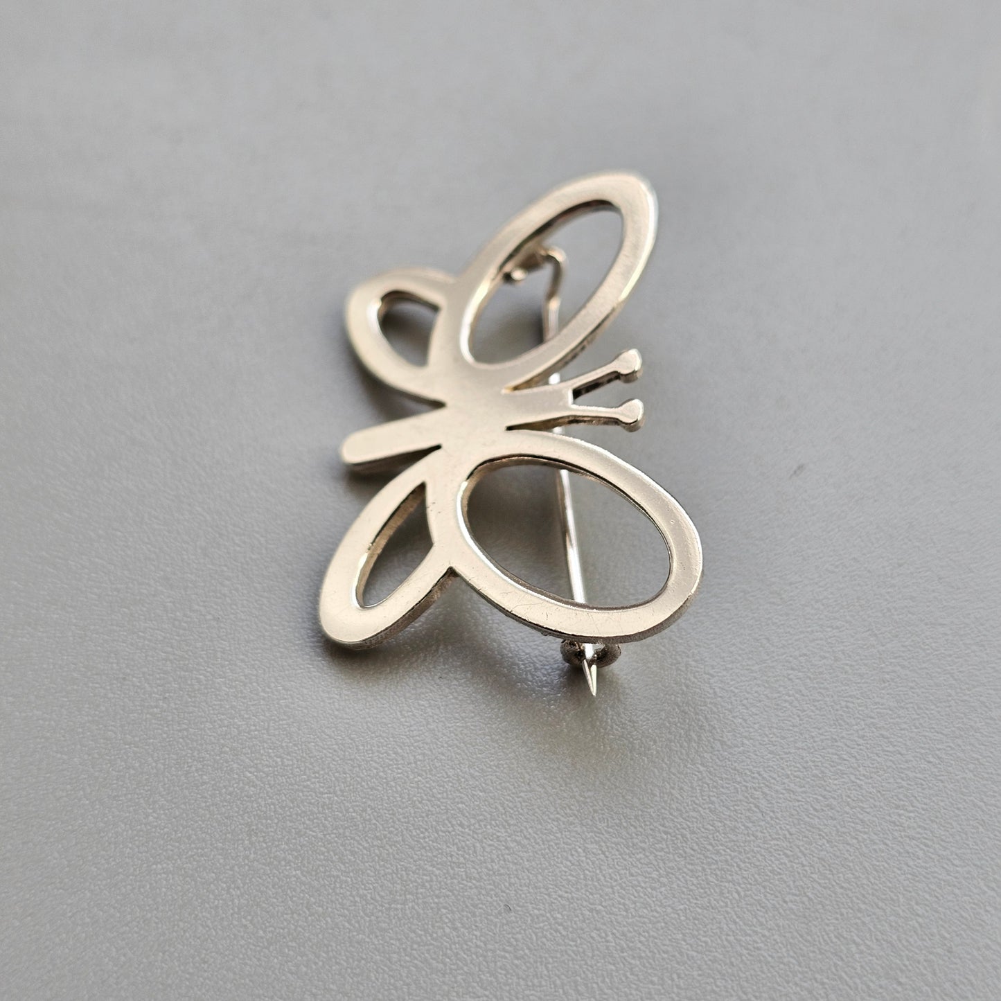 Vintage Sterling Silver Aarikka Perhonen Butterfly Brooch