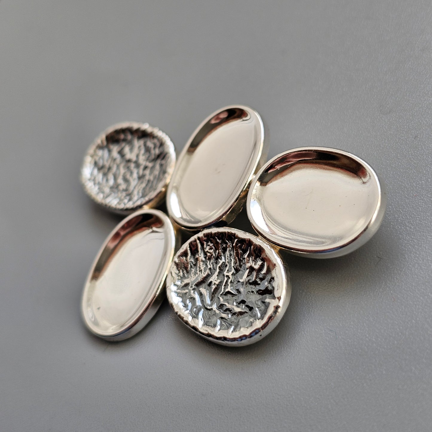 1960s 1970s Vintage Finnish Modernist Silver Brooch by Turun Hopea