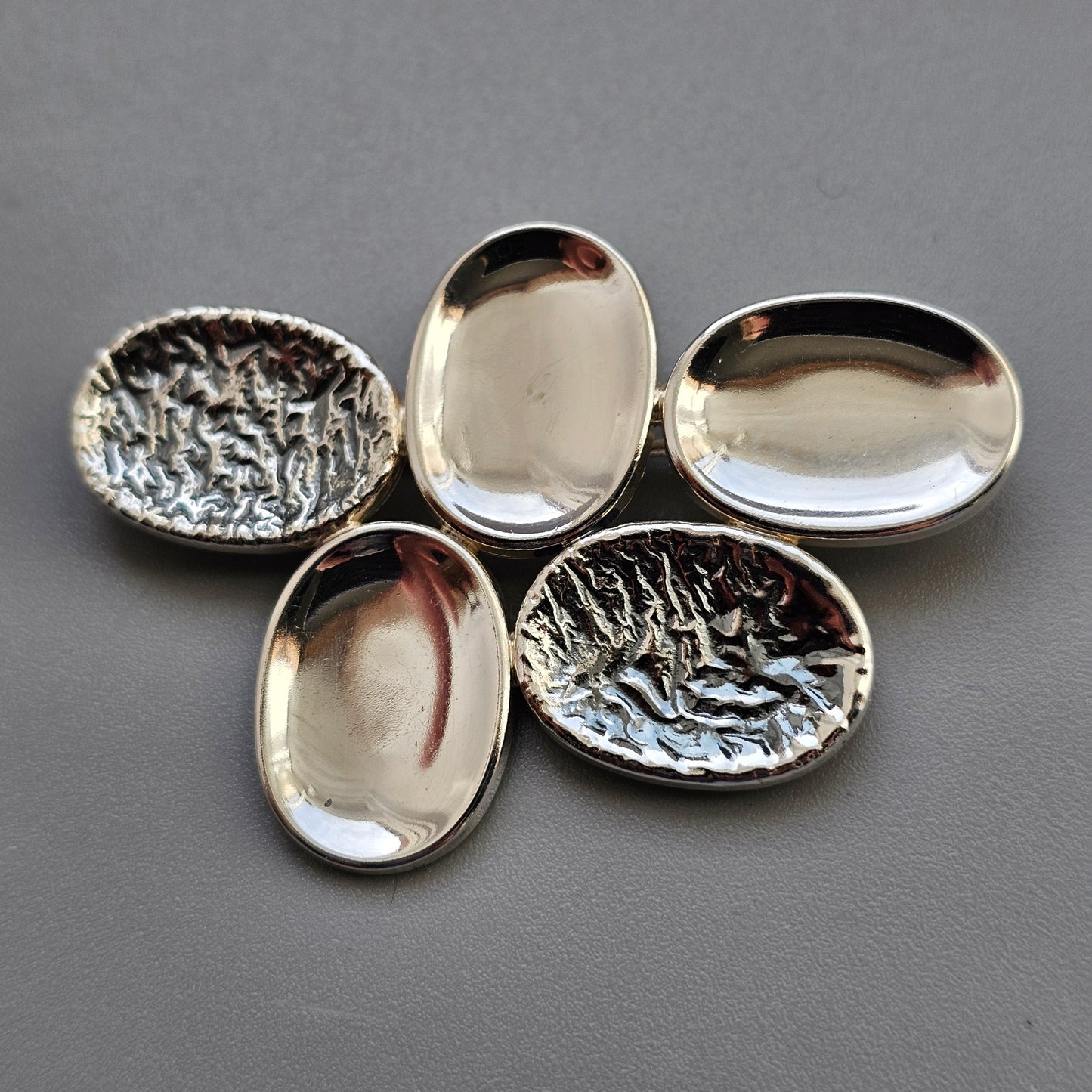 1960s 1970s Vintage Finnish Modernist Silver Brooch by Turun Hopea