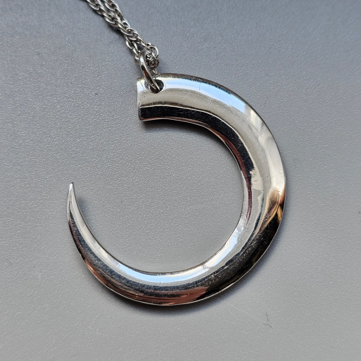 Tapio Wirkkala Finnish Sterling Silver Necklace Pendant - Boars Tooth Villisian Hammas