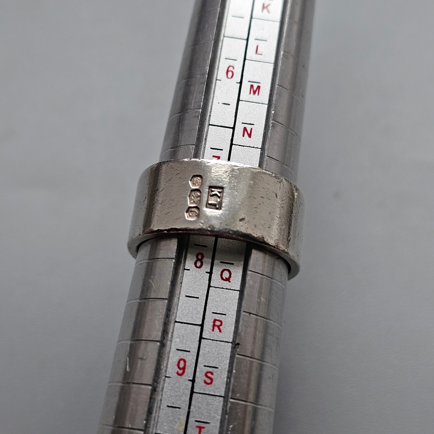 Vintage 1970s British Brutalist Style Sterling Silver Ring By Keith Tyssen 1970