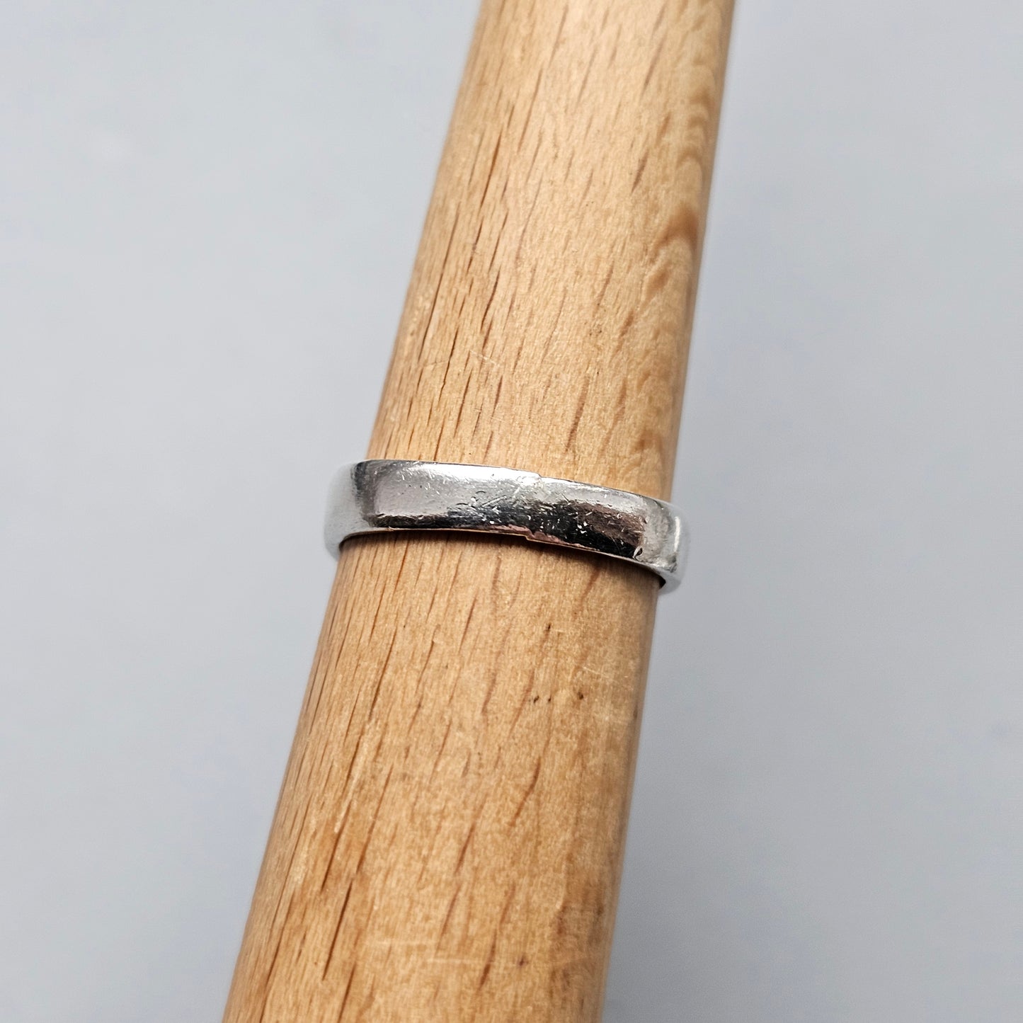 1960s Finnish Modernist Sterling Silver Ring by Erik Granit & Co - UK Ring Size J 1/2 -  US Ring Size 5