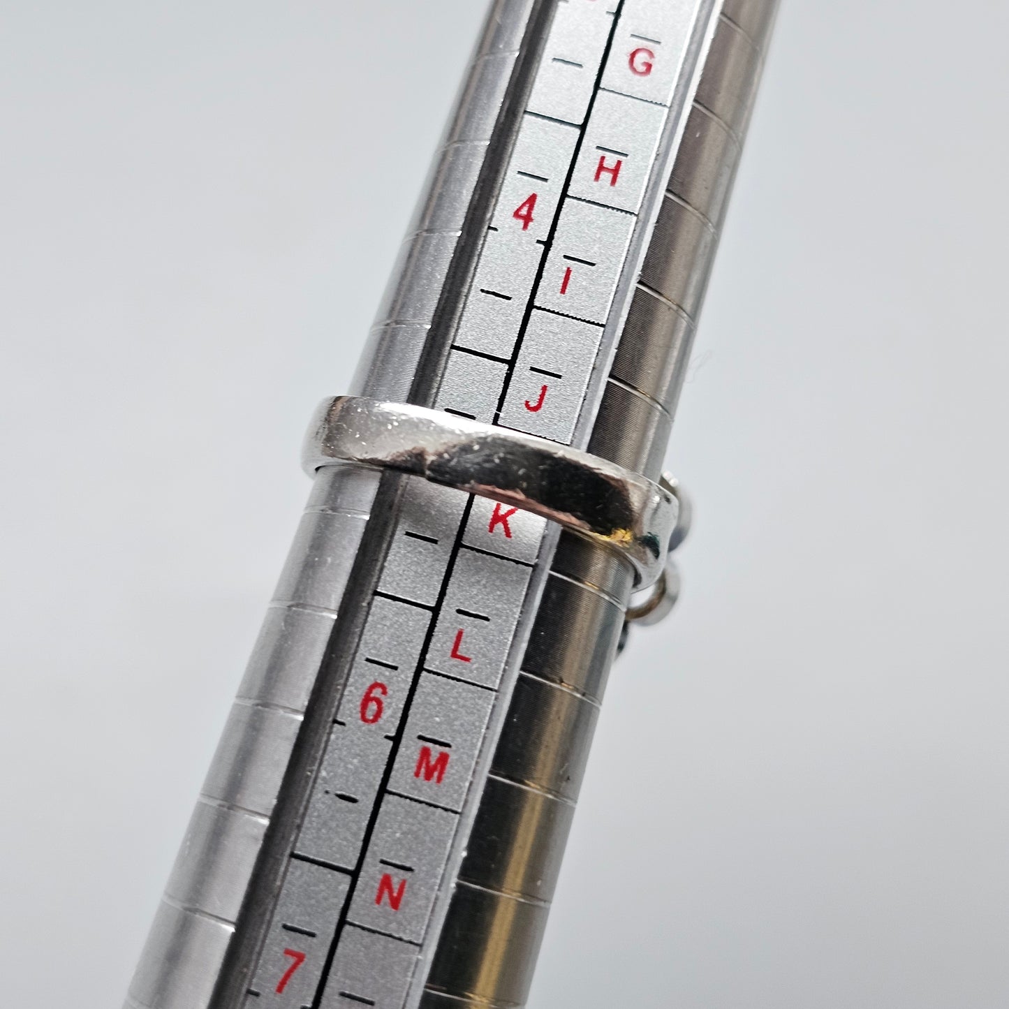 1960s Finnish Modernist Sterling Silver Ring by Erik Granit & Co - UK Ring Size J 1/2 -  US Ring Size 5