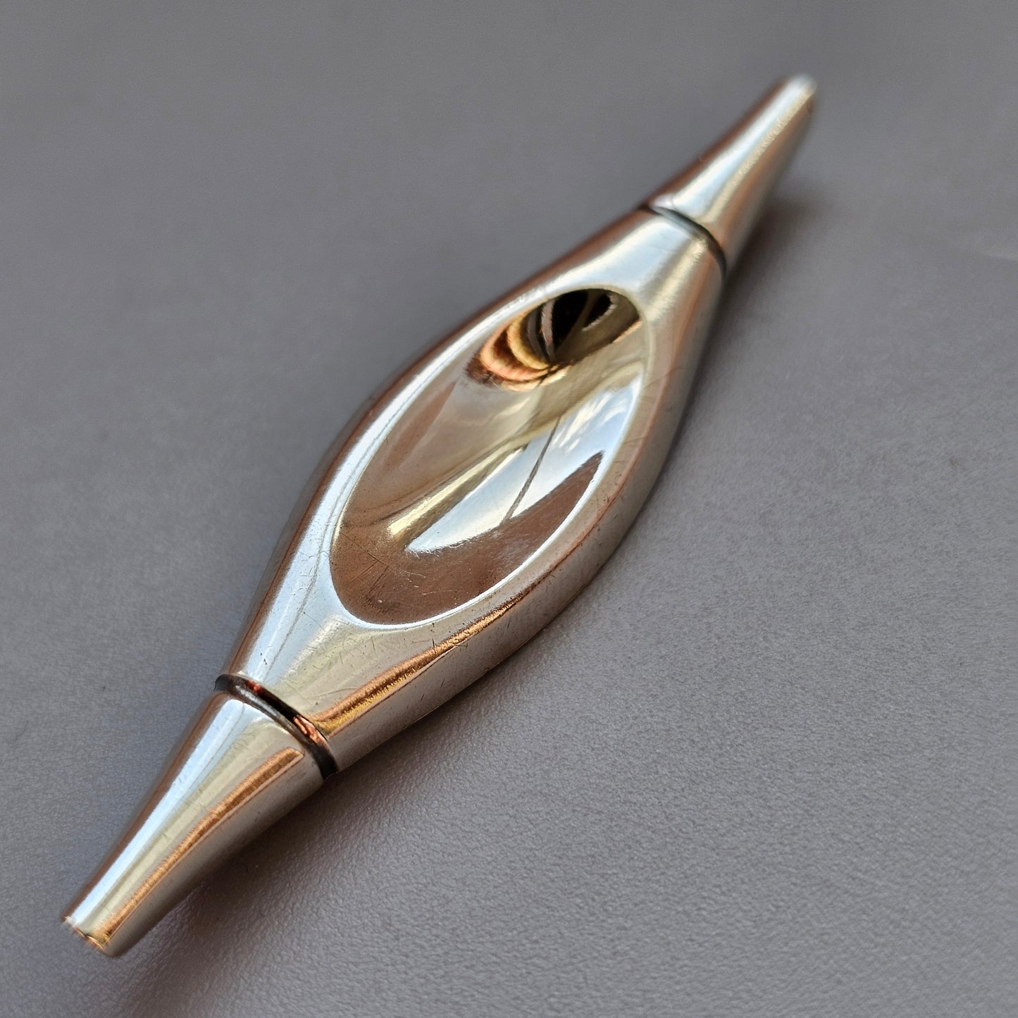 1960s Finnish Modernist Silver Brooch by Elis Kauppi & Kupittaan Kulta