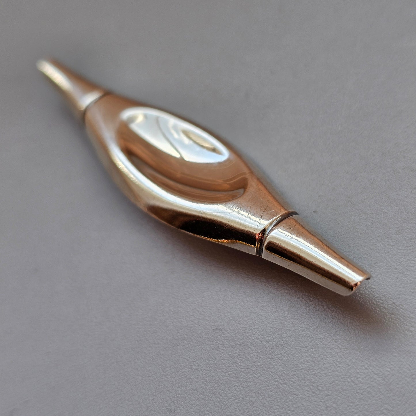 1960s Finnish Modernist Silver Brooch by Elis Kauppi & Kupittaan Kulta