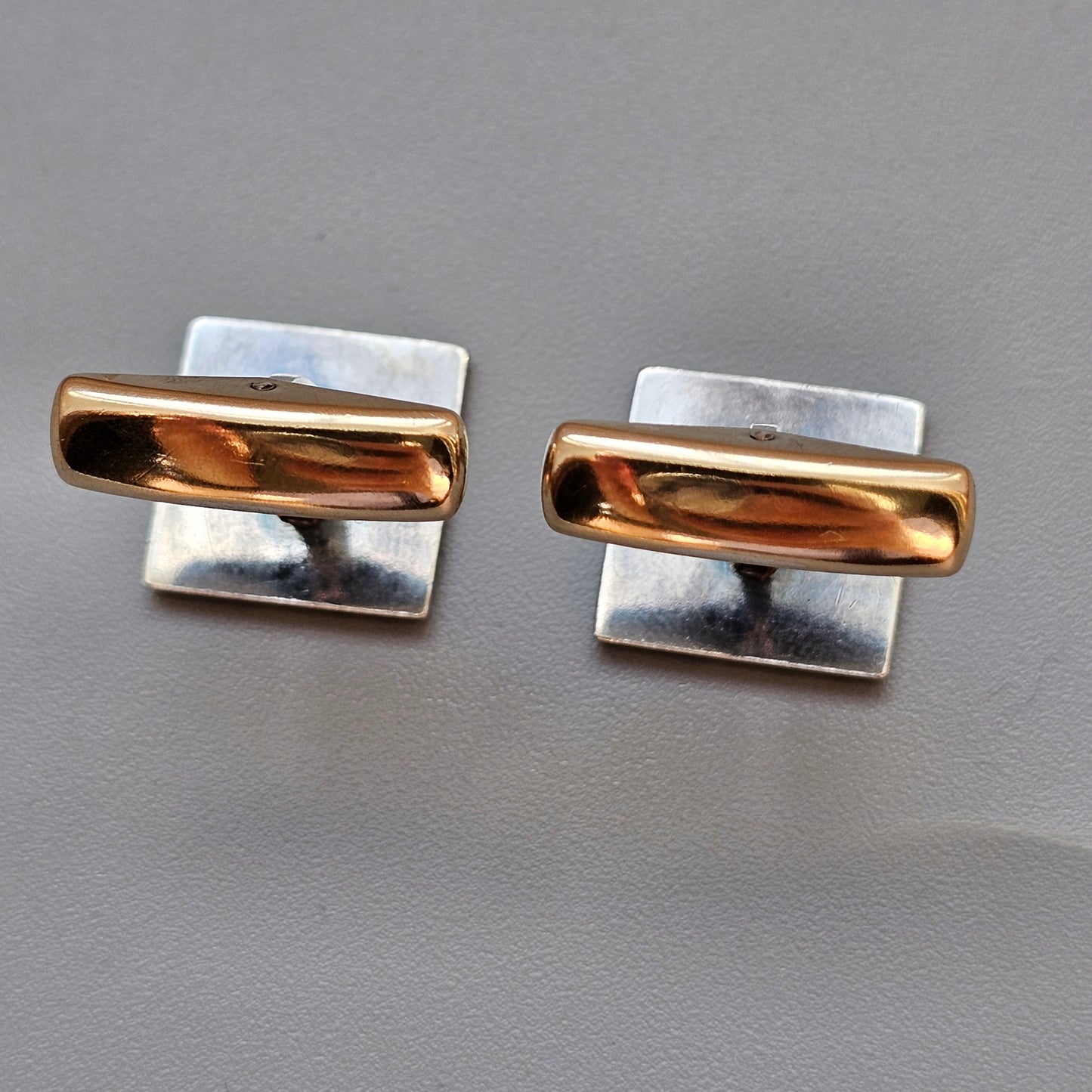 Modernist 1960s Finnish Silver Cufflinks 1967