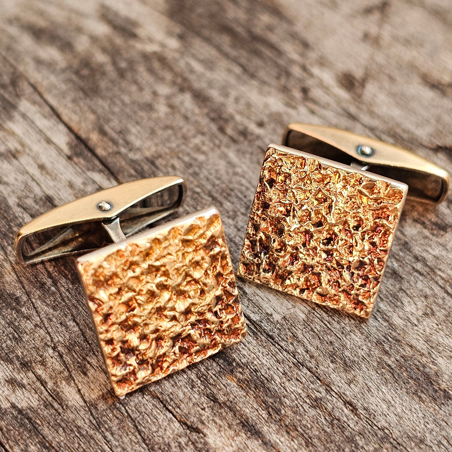 Modernist 1960s Finnish Silver Cufflinks 1967