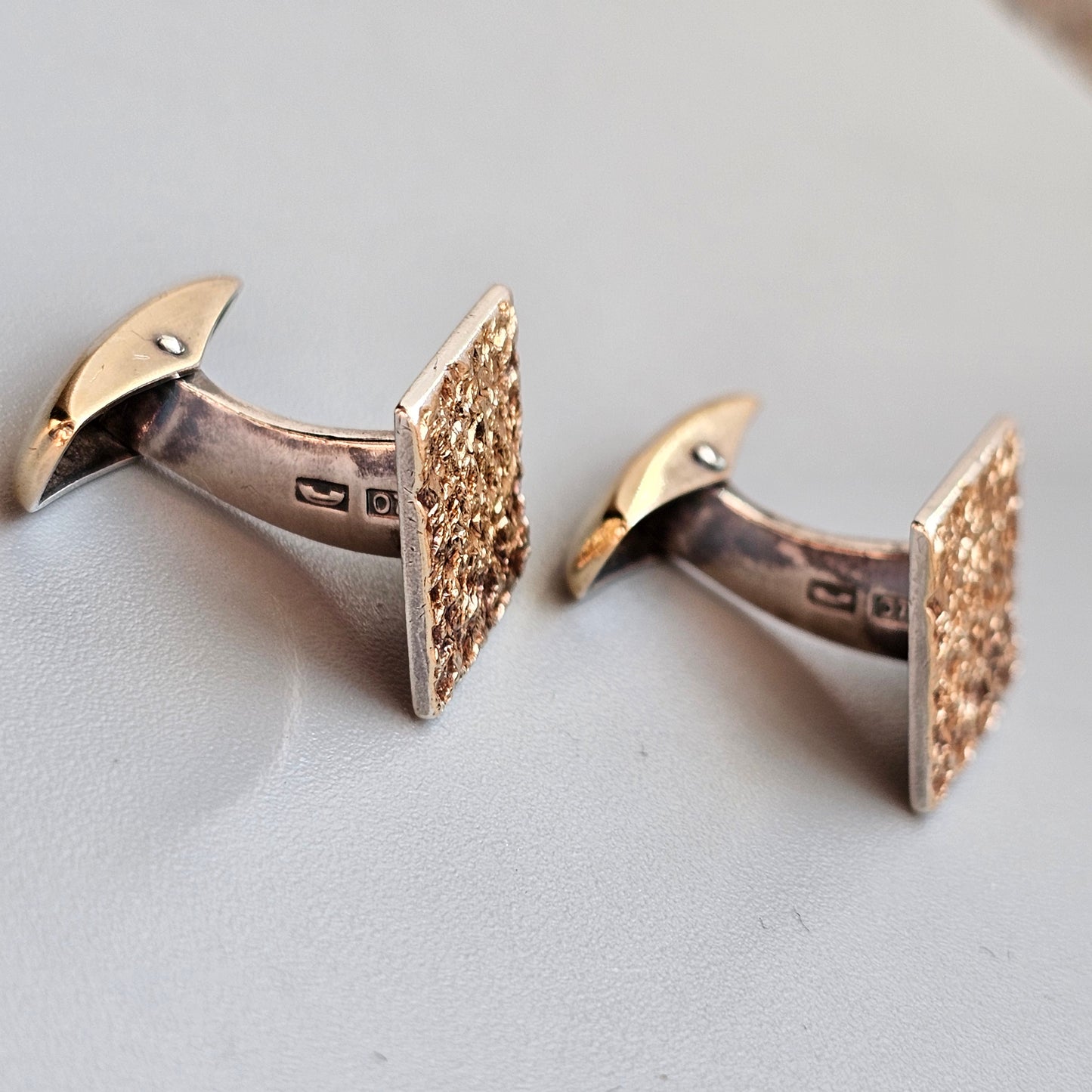 Modernist 1960s Finnish Silver Cufflinks 1967