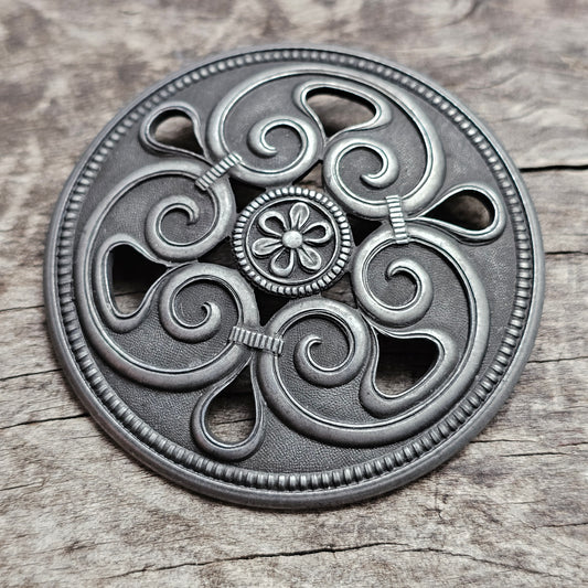 Large Vintage Art Deco Era Finnish ATO-Koru 'Heli' Brooch 1930s 1940s Design