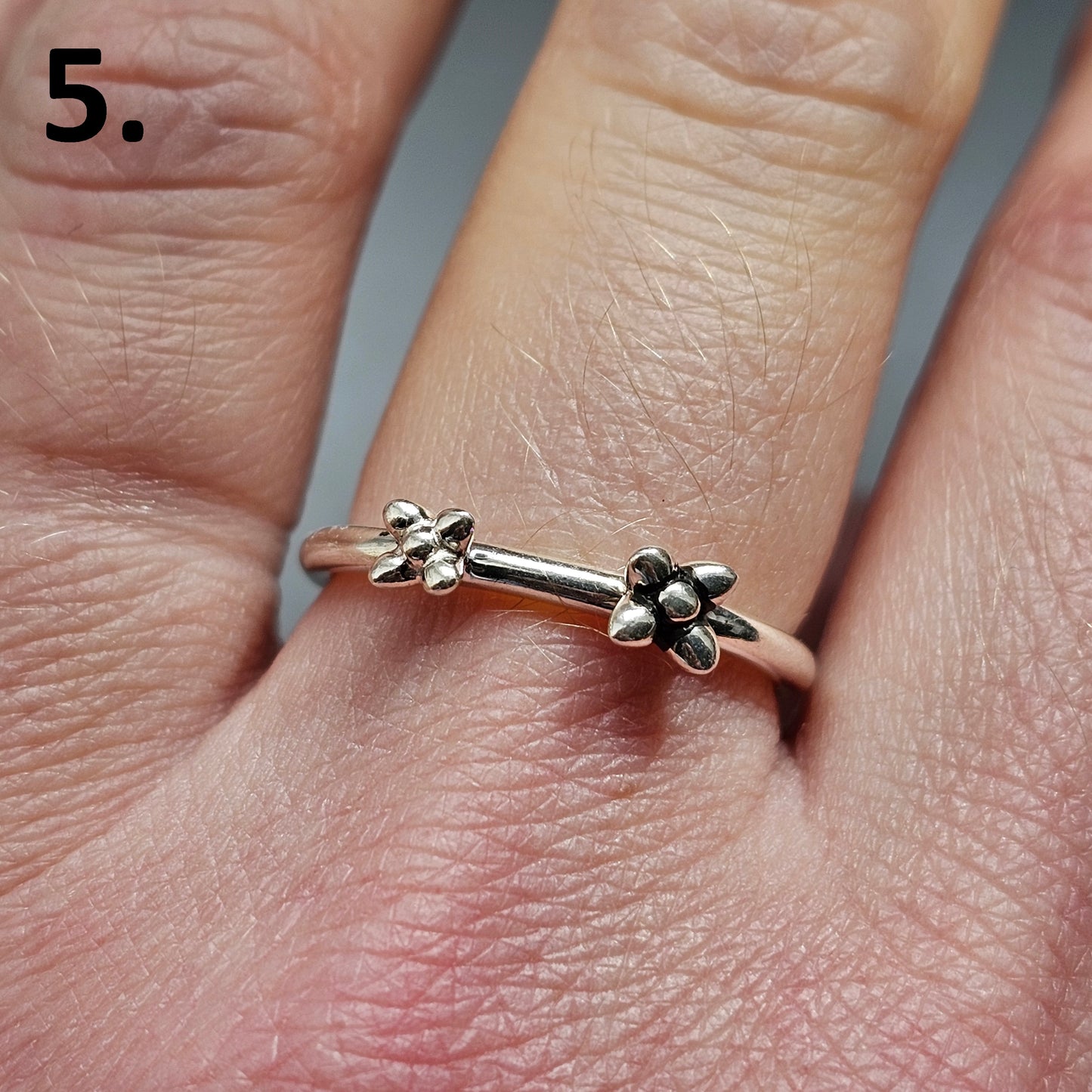 Hans Henrik Nygaard Spinning Danish 925 Sterling Silver Stacking Ring Choose Design