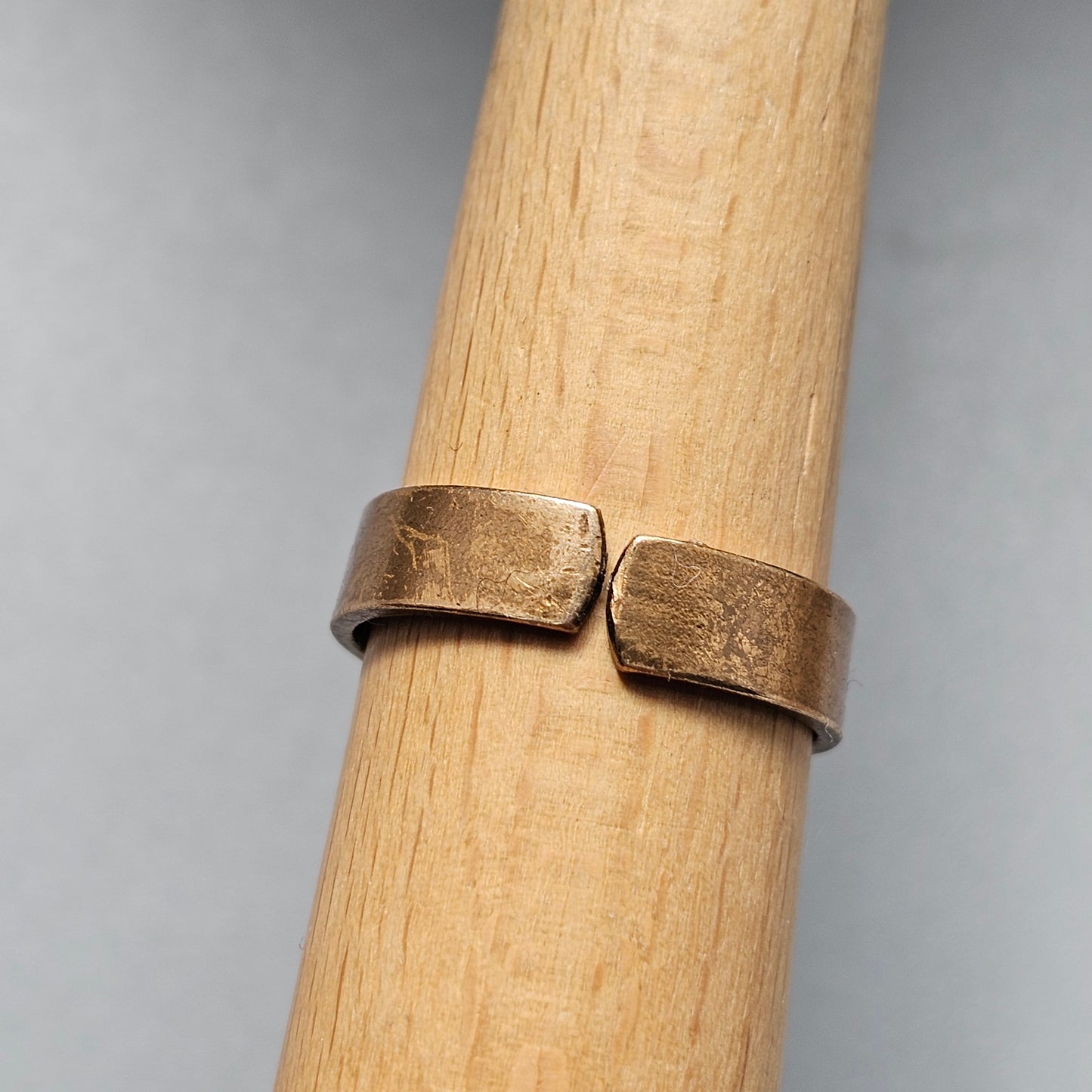 Vintage Kalevala Koru Halikko Bronze Filigree Ring 12th Century Style