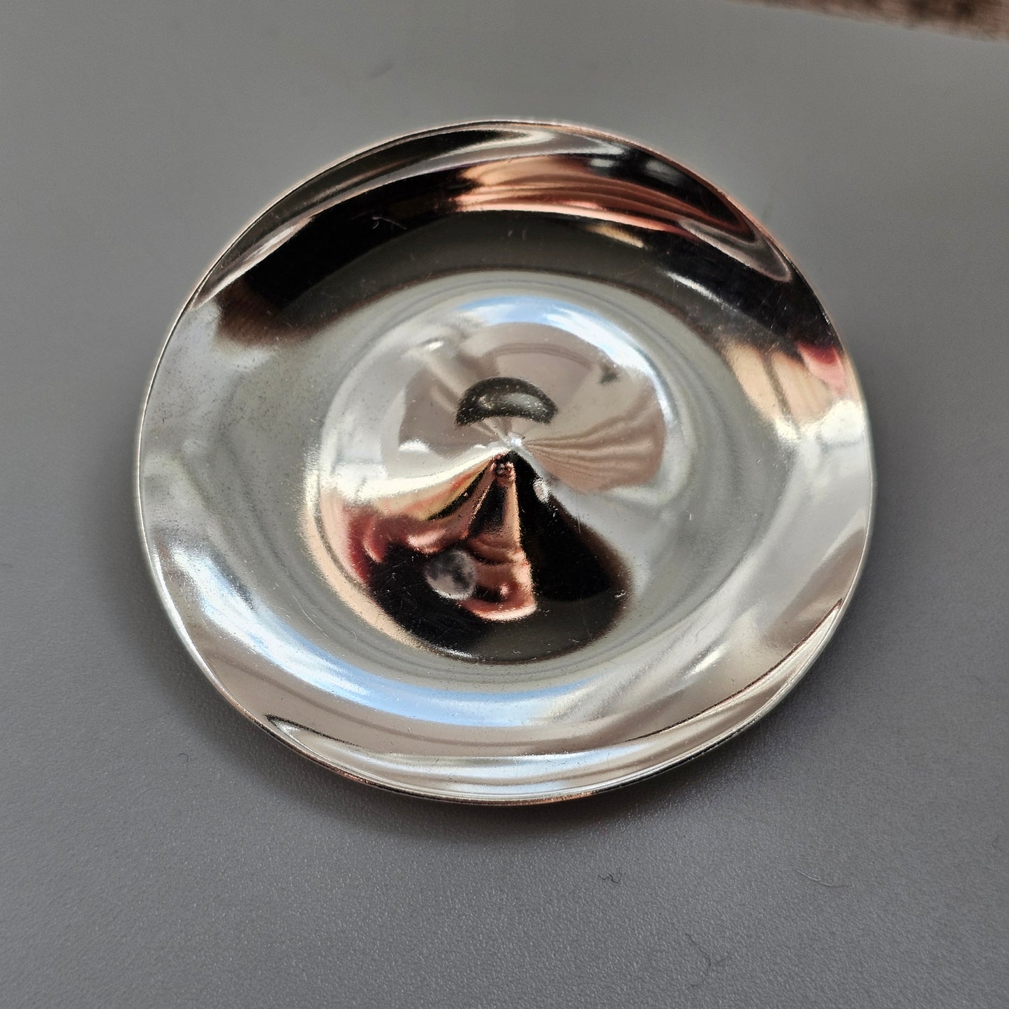 Vintage 1960s Elis Kauppi Kupittaan Kulta Silver Modernist Brooch Finland 1962