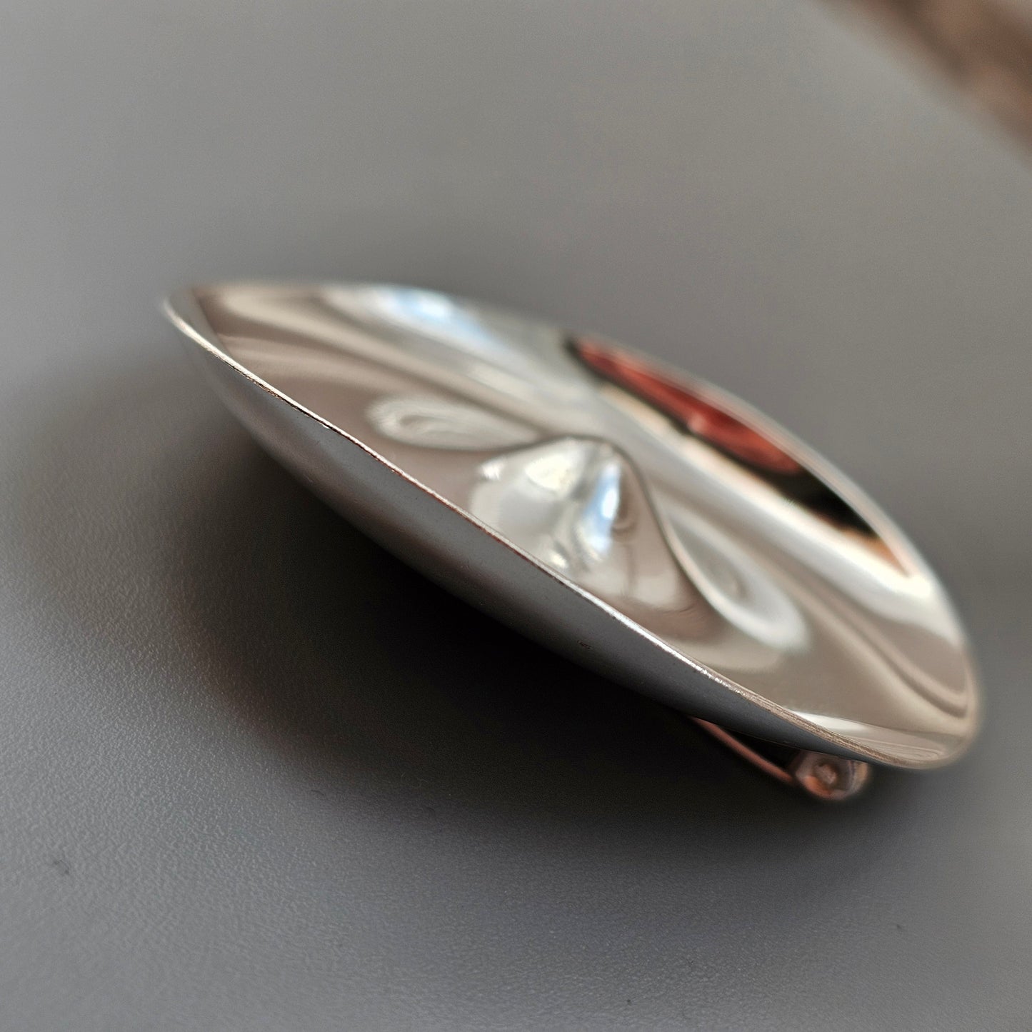 Vintage 1960s Elis Kauppi Kupittaan Kulta Silver Modernist Brooch Finland 1962