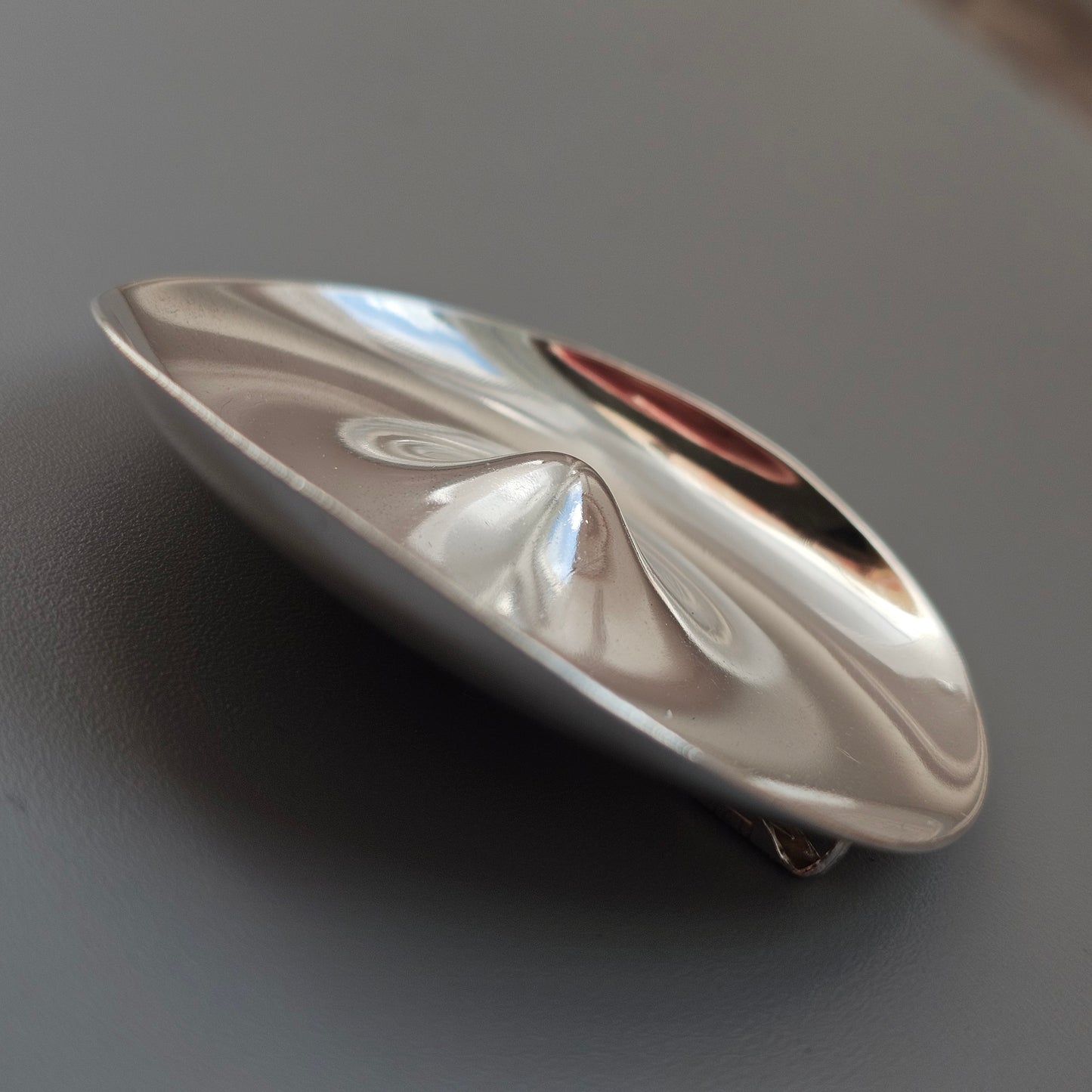 Vintage 1960s Elis Kauppi Kupittaan Kulta Silver Modernist Brooch Finland 1962