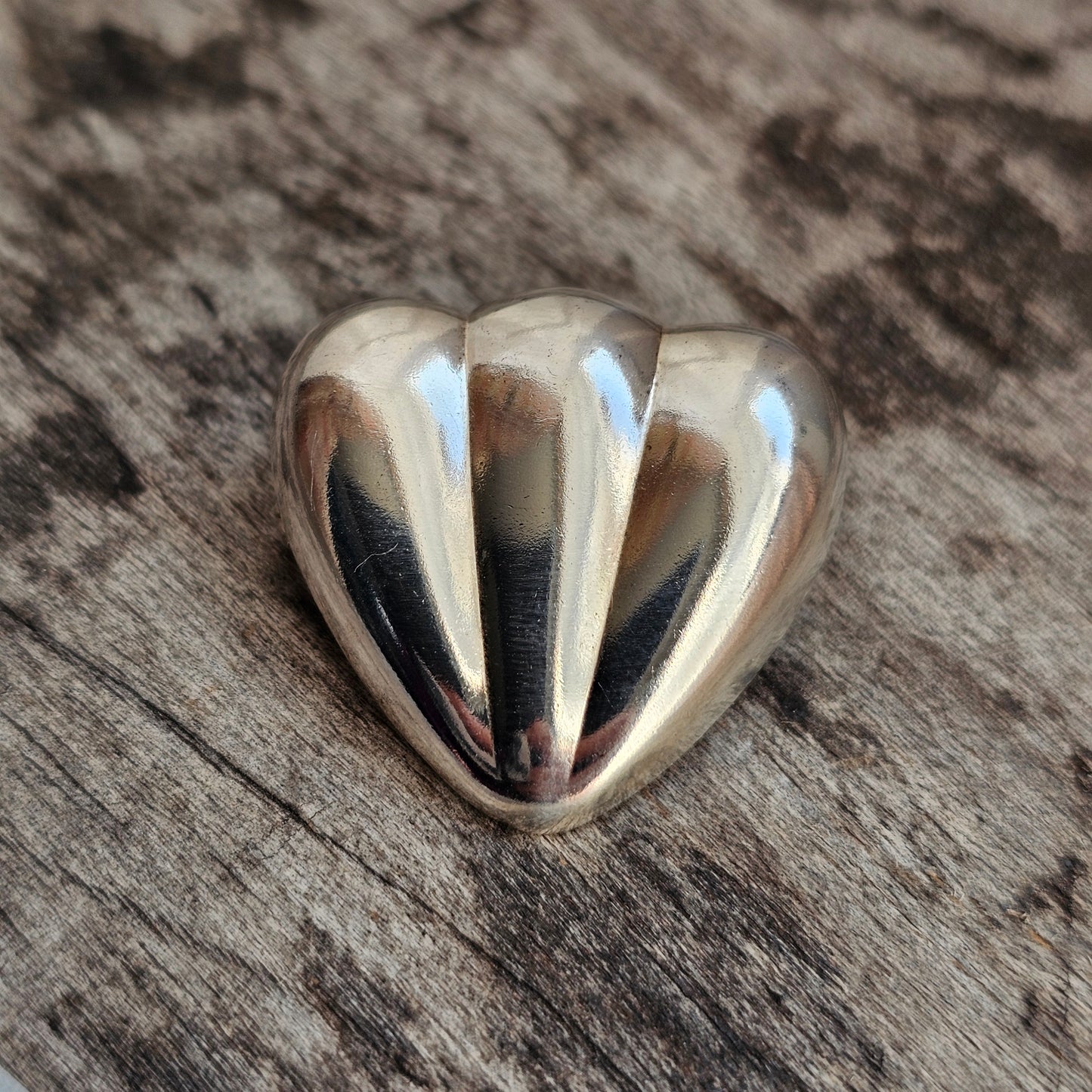 Vintage Ristomatti Ratia UTR Faith Hope Love Finnish Sterling Silver Brooch