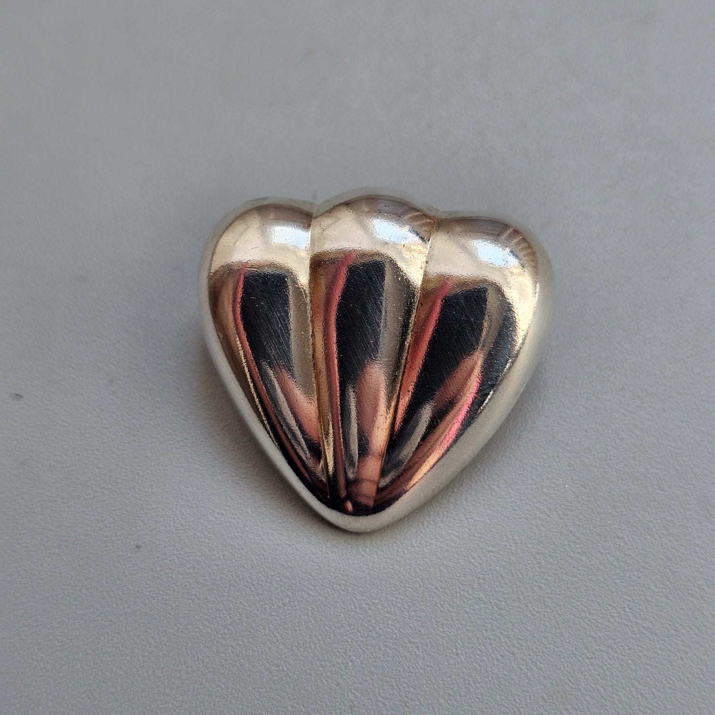 Vintage Ristomatti Ratia UTR Faith Hope Love Finnish Sterling Silver Brooch