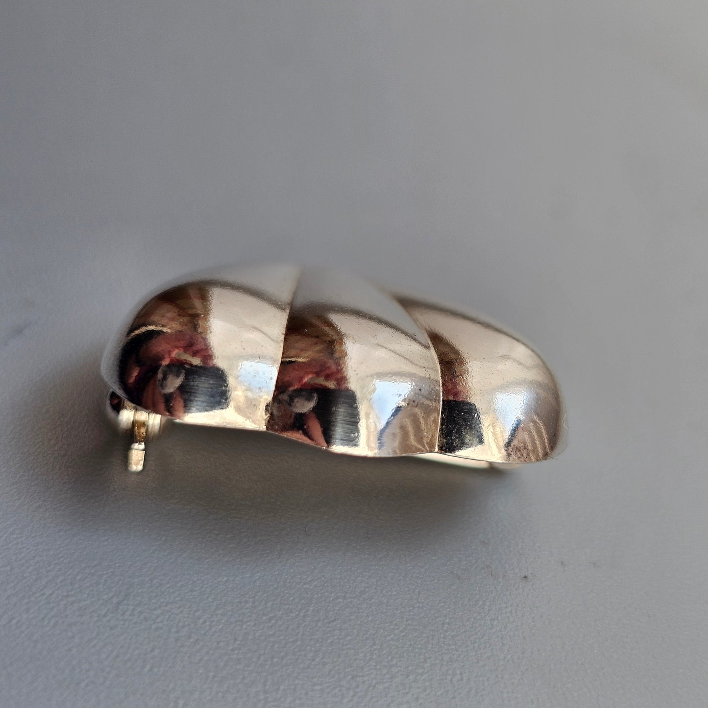 Vintage Ristomatti Ratia UTR Faith Hope Love Finnish Sterling Silver Brooch
