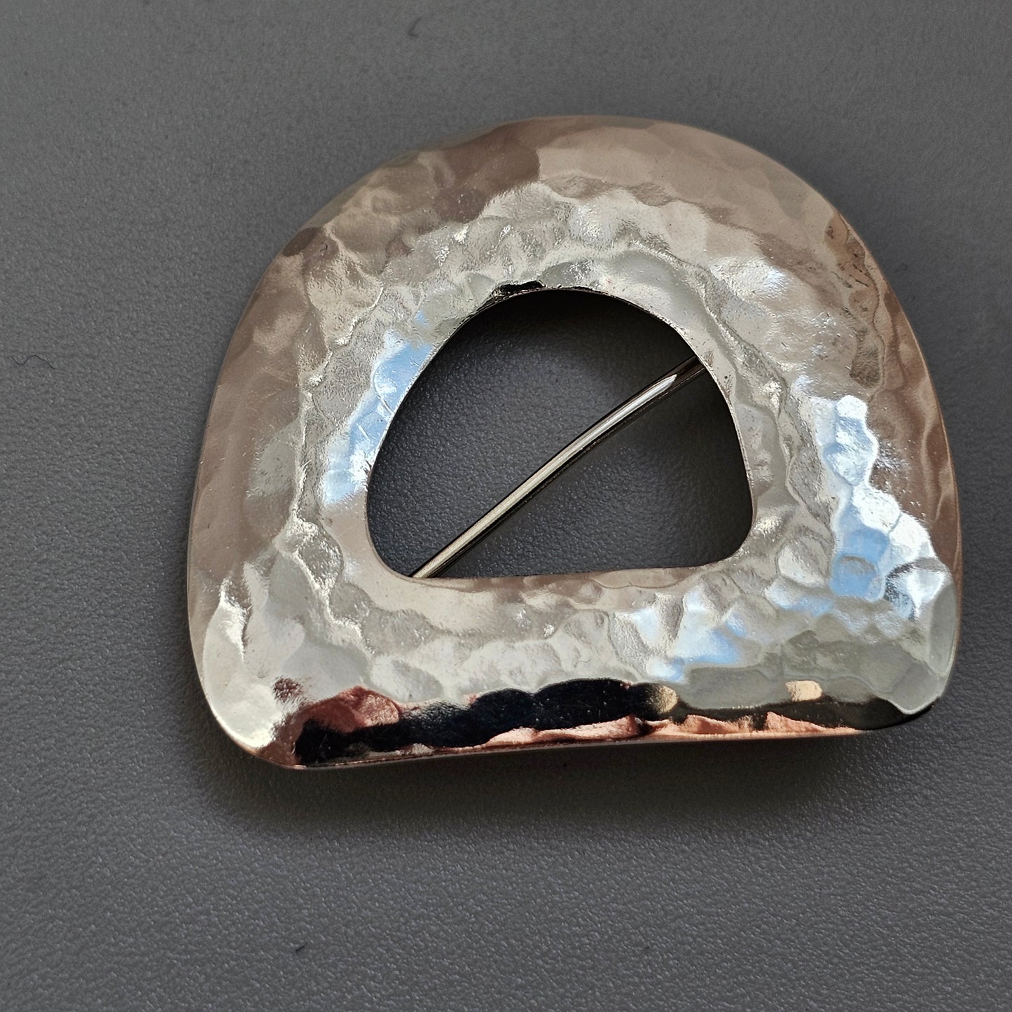 Vintage 1995 Ann-Mari Norman Finnish Sterling Silver Modernist Brooch