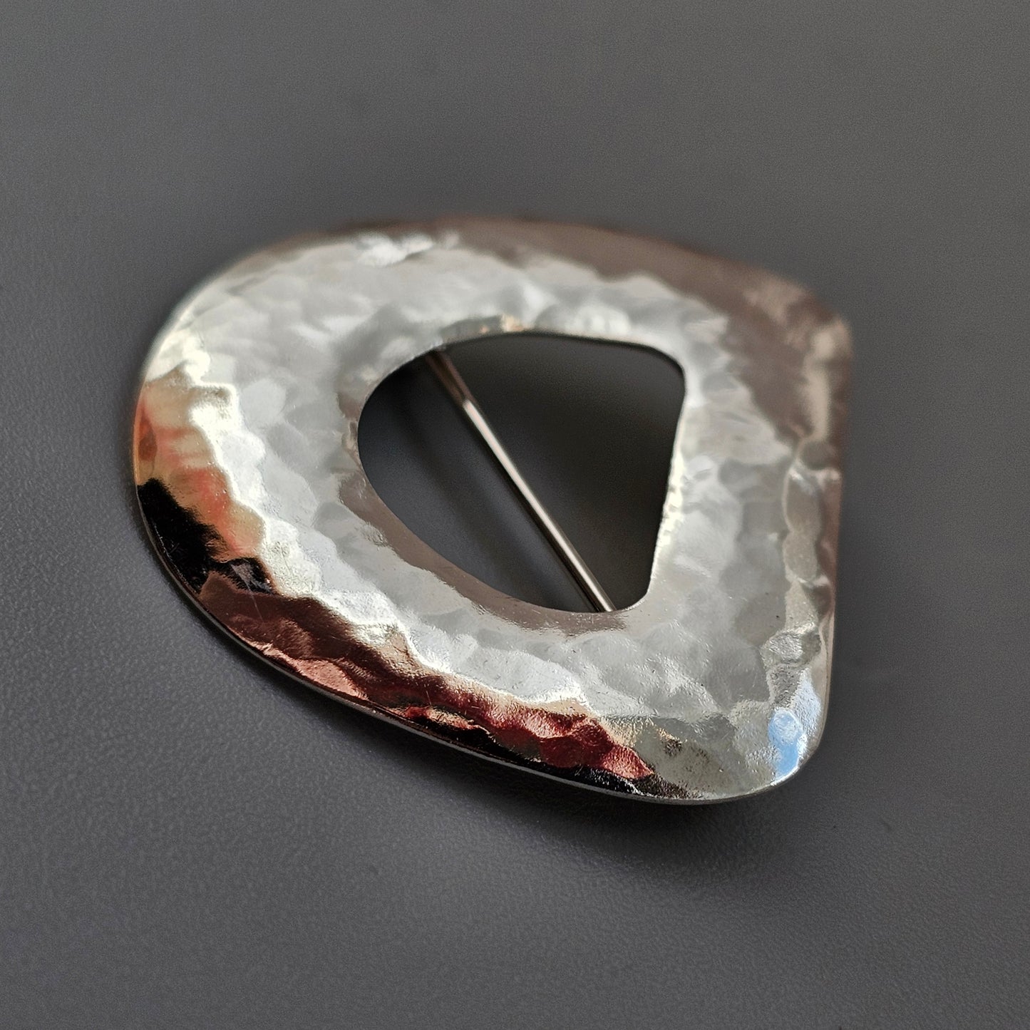 Vintage 1995 Ann-Mari Norman Finnish Sterling Silver Modernist Brooch