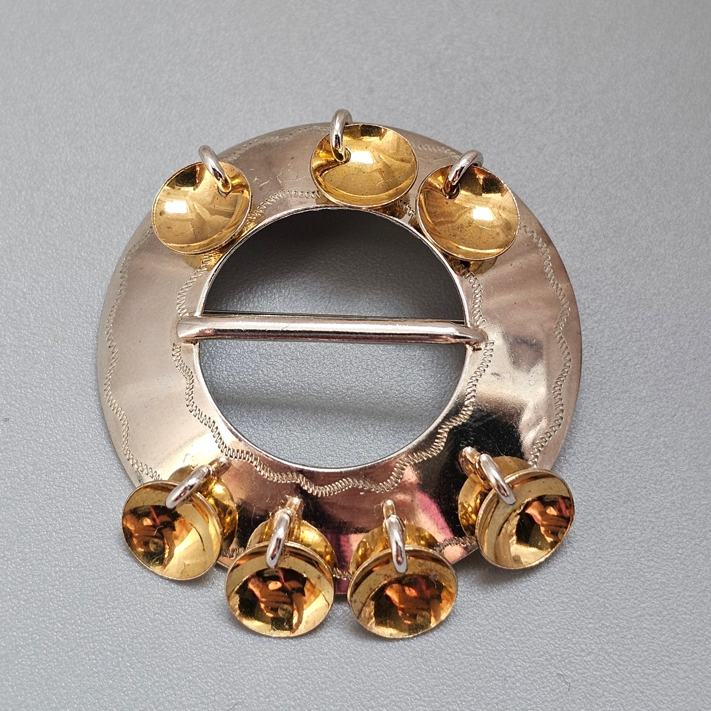 Vintage 1960s Silver Finnish Solju Risku Brooch by Auran Kultaseppa 1968