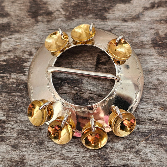 Vintage 1960s Silver Finnish Solju Risku Brooch by Auran Kultaseppa 1968