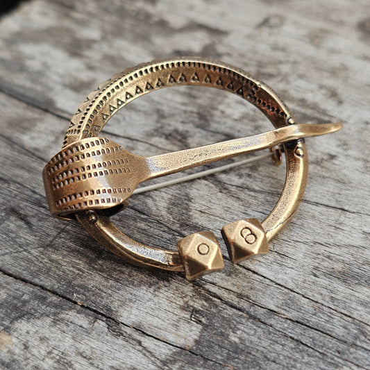 Vintage Kalevala Koru Bronze Penannular Style Brooch Finland