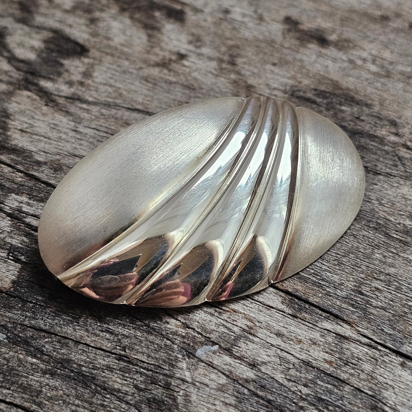 Vintage Finnish Sterling Silver Modernist Brooch