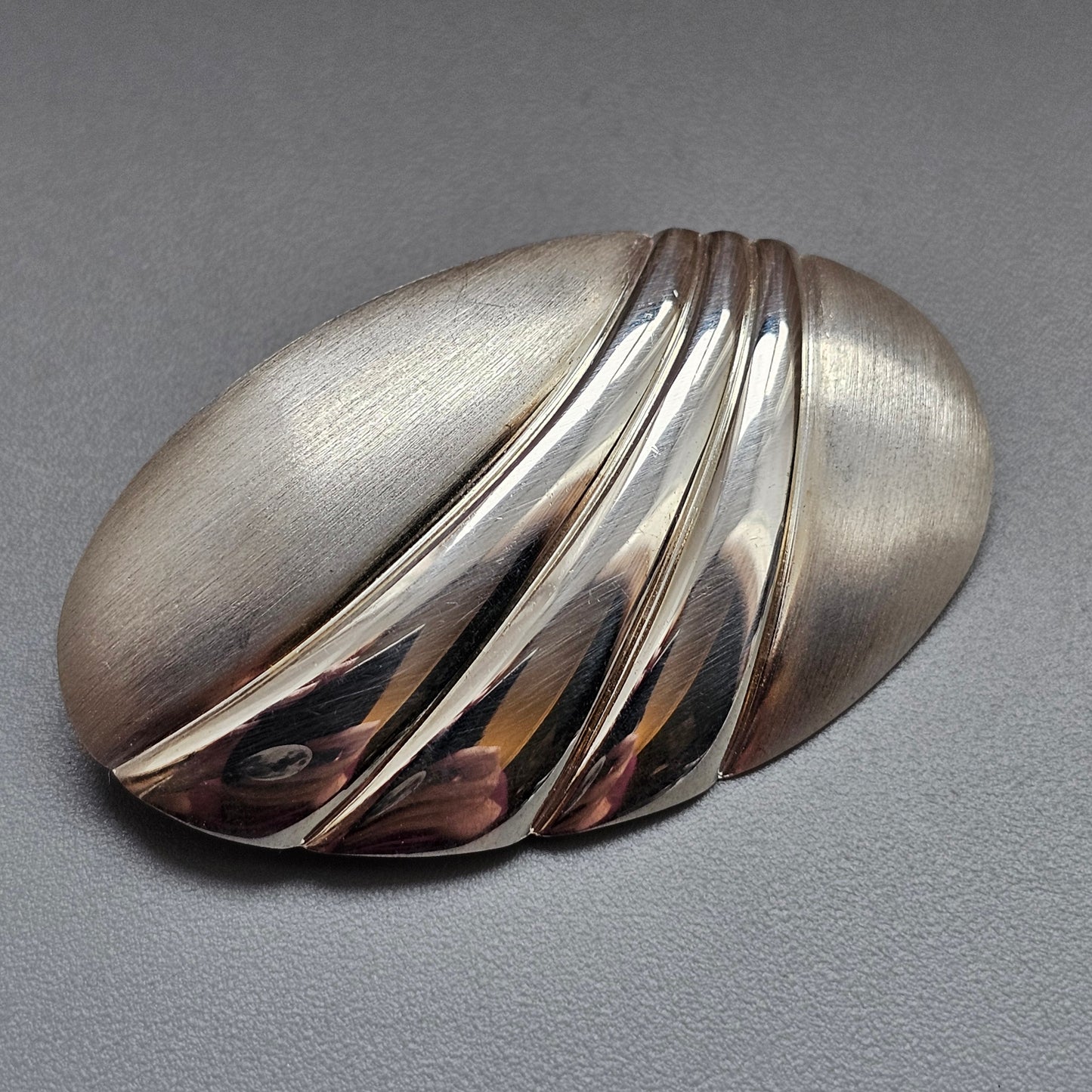 Vintage Finnish Sterling Silver Modernist Brooch