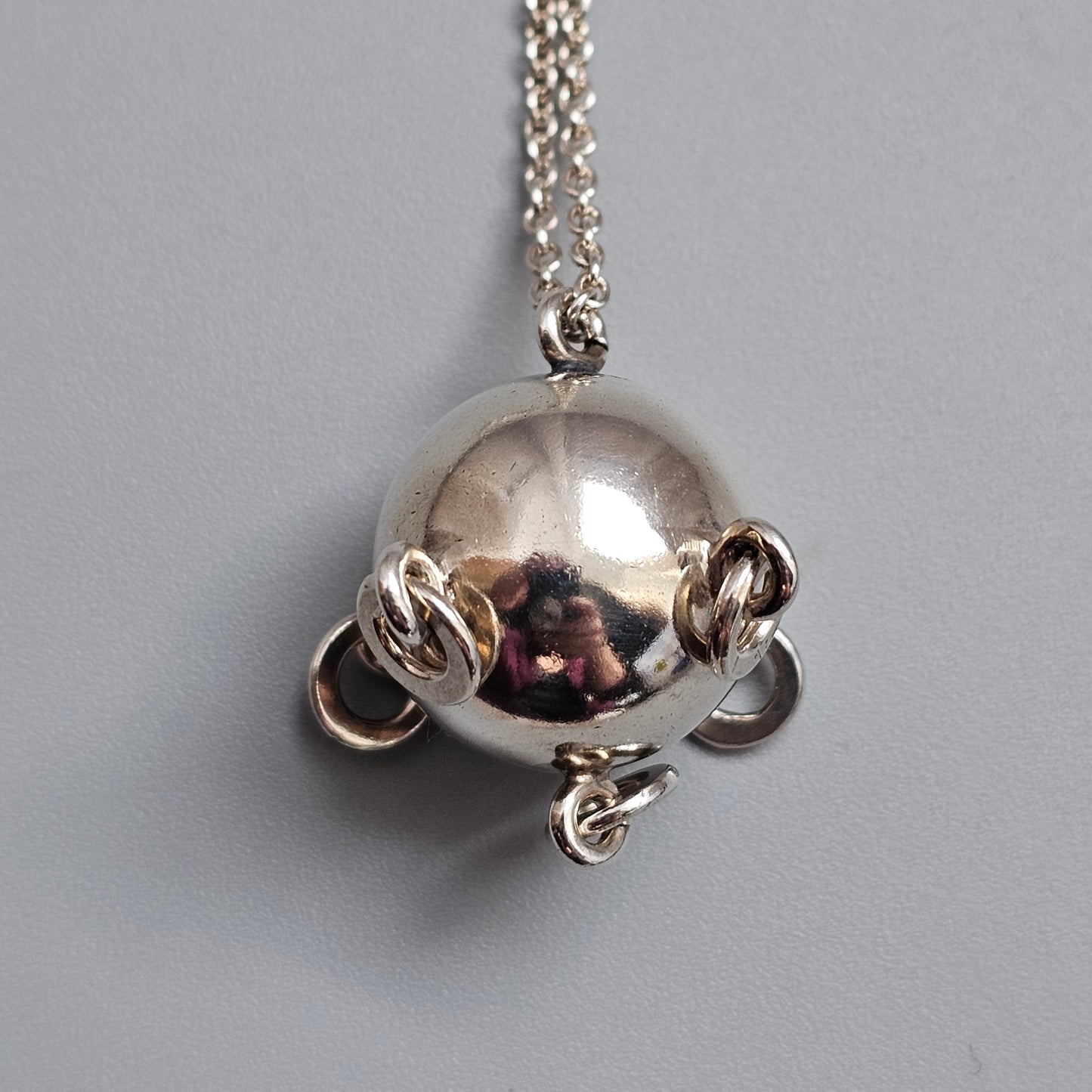 Vintage Norwegian Silver Juhls Kautokeino Komsekule Necklace Norway