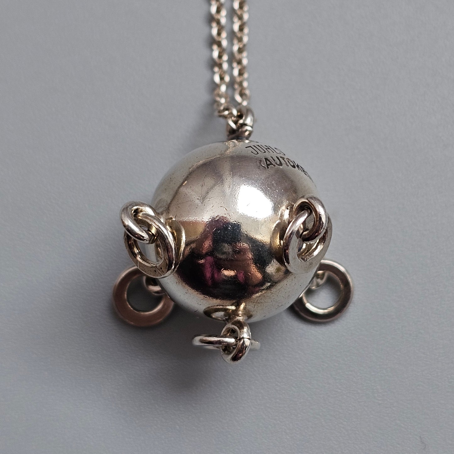 Vintage Norwegian Silver Juhls Kautokeino Komsekule Necklace Norway